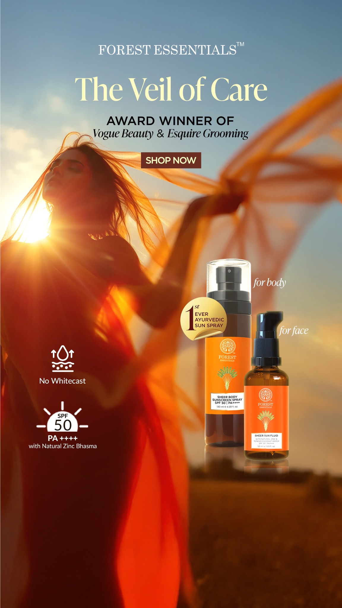 Forest Essentials Facebook ad