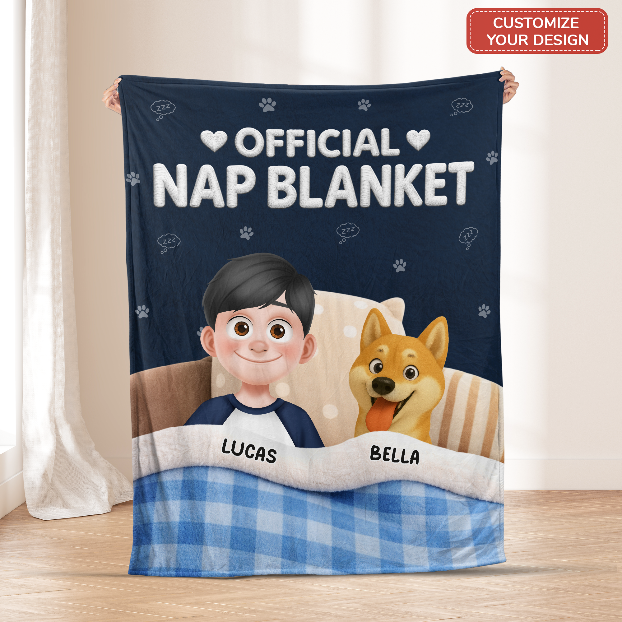 Personal Chic - Family Gifts Facebook ad: Personalisiertes Blanket