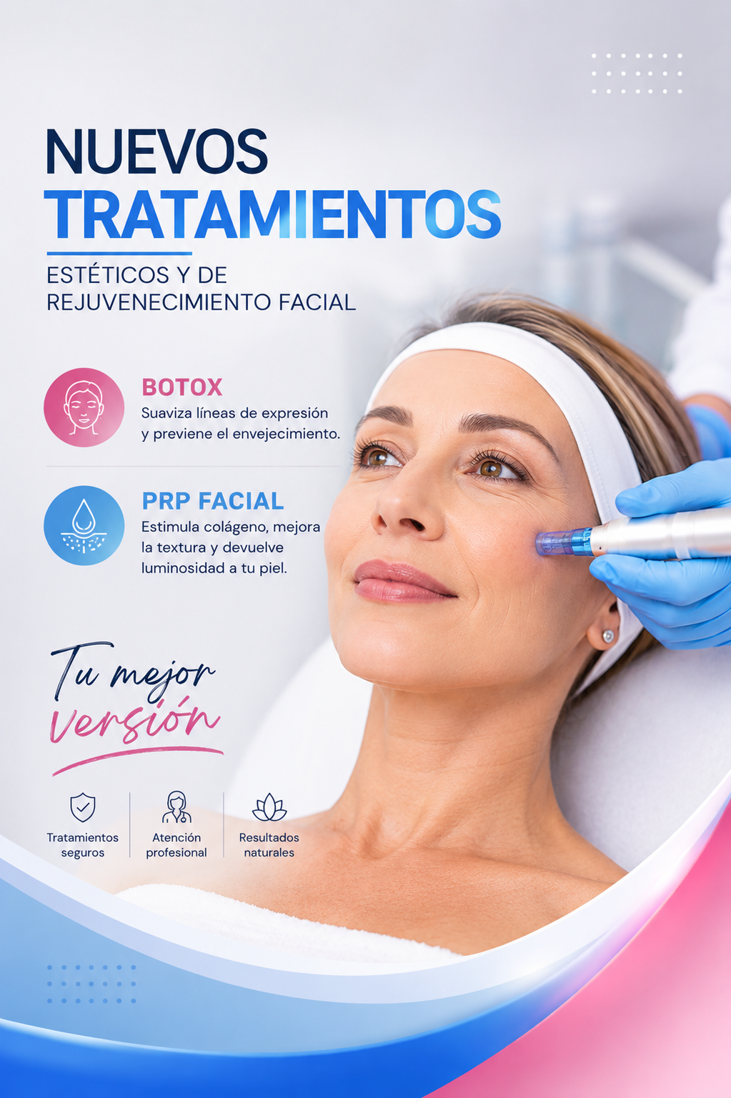 Metropolitan Medical Center Facebook ad: Nuevos tratamientos: Botox y Facial PRP