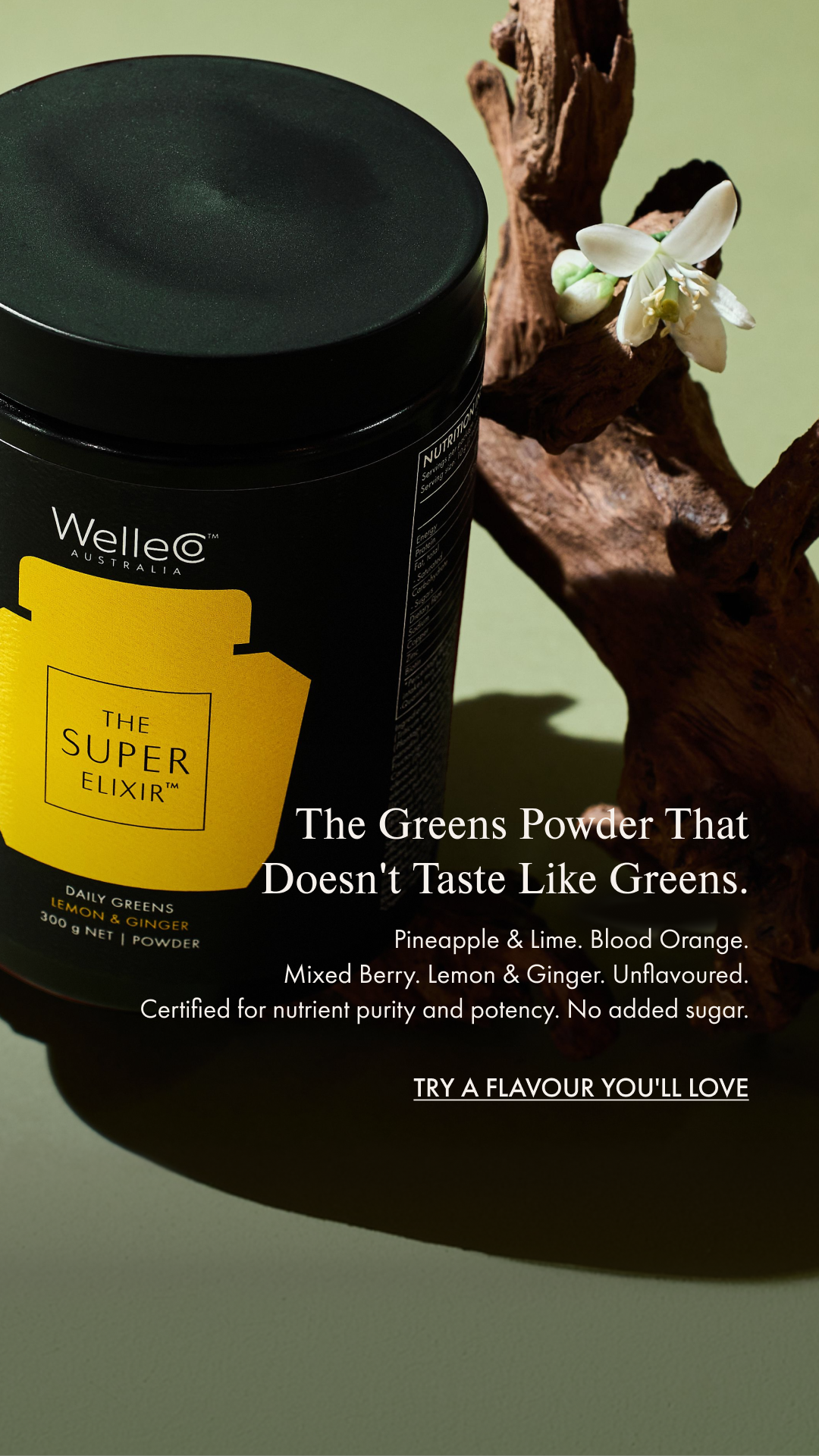 WelleCo Facebook ad