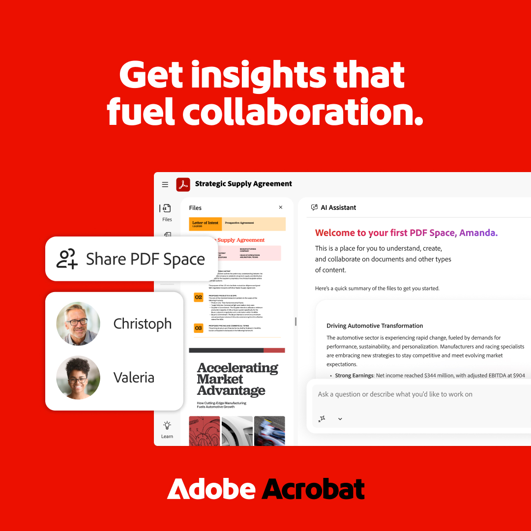 Adobe Acrobat Facebook ad
