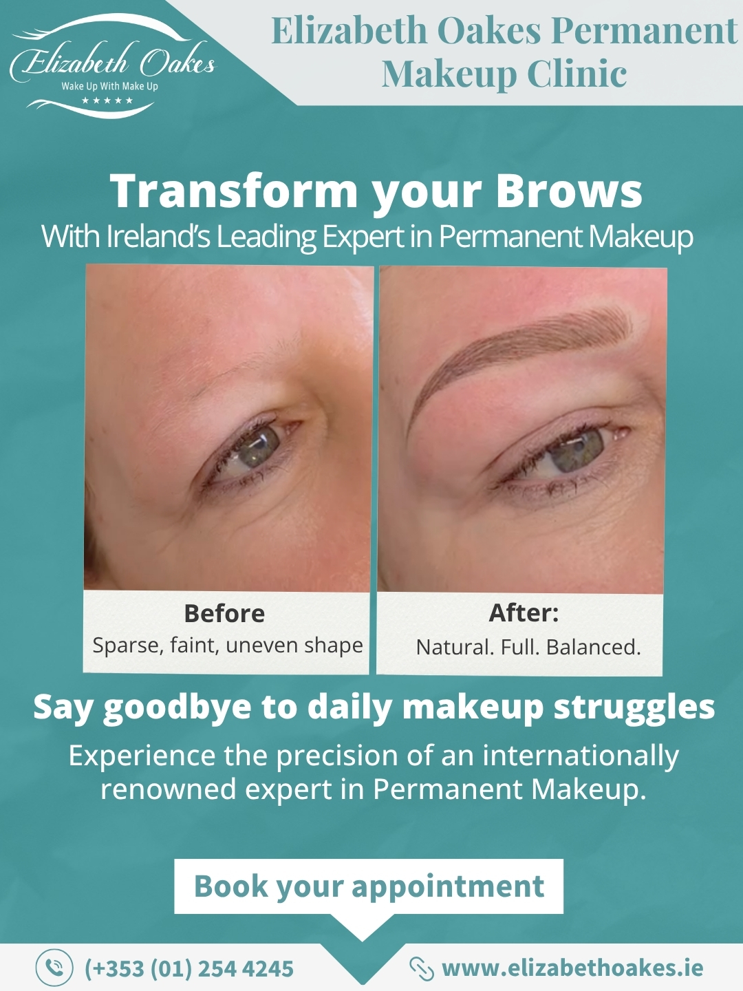 Elizabeth Oakes Treatments and Training Facebook ad: Elizabeth Oakes Treatments & Training
