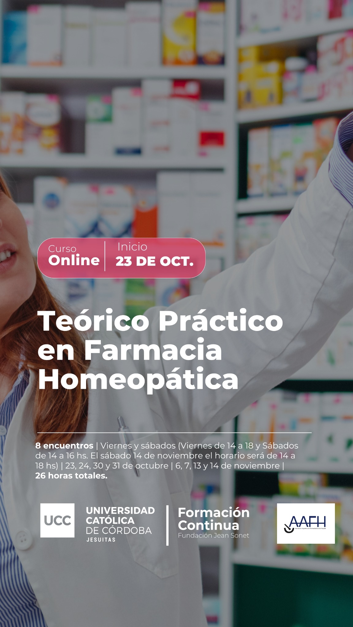 Universidad Católica de Córdoba - Formación Continua Facebook ad: HERRAMIENTAS DE INTELIGENCIA ARTIFICIAL PARA EL EJERCICIO…