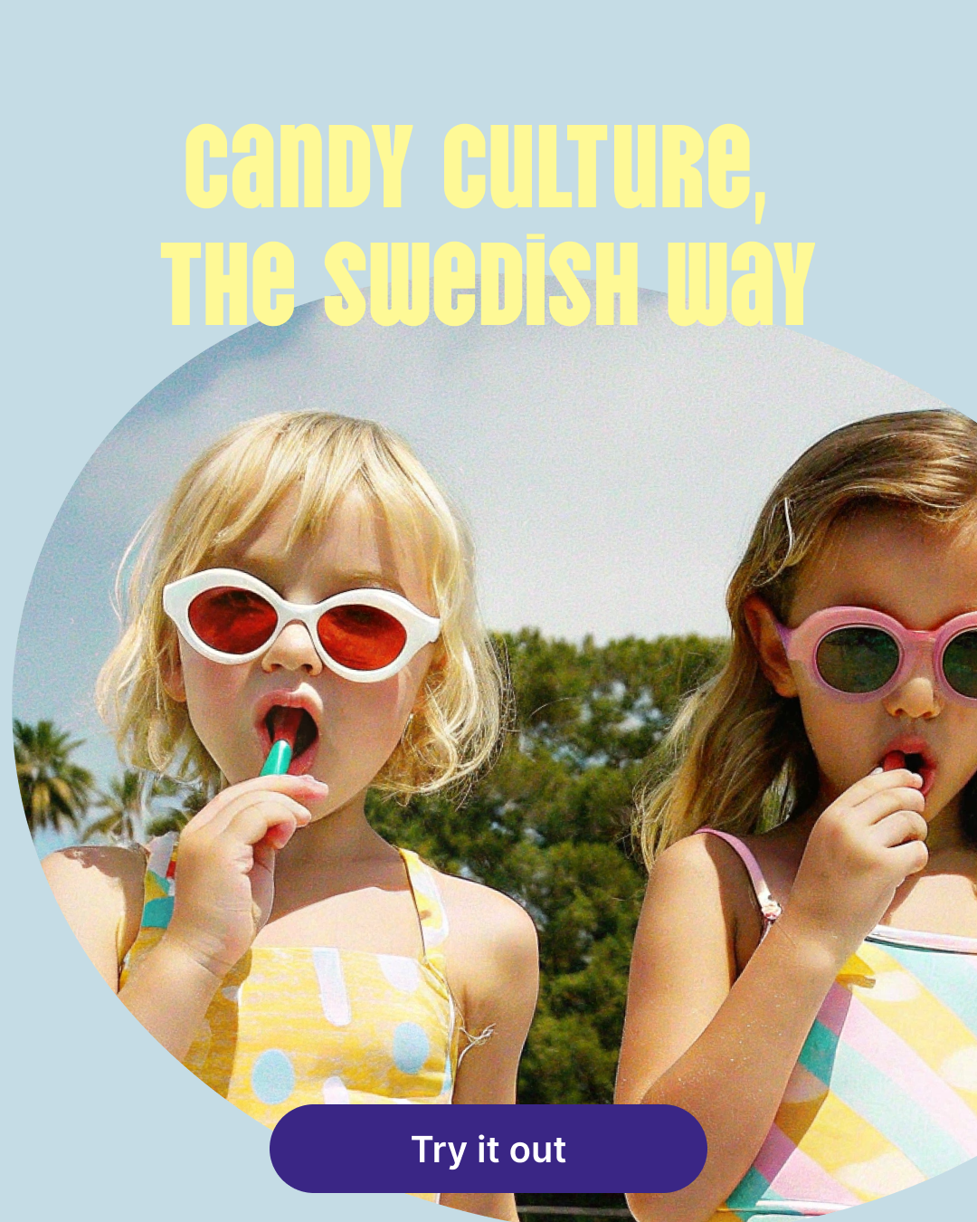 Swedish Candy Facebook ad