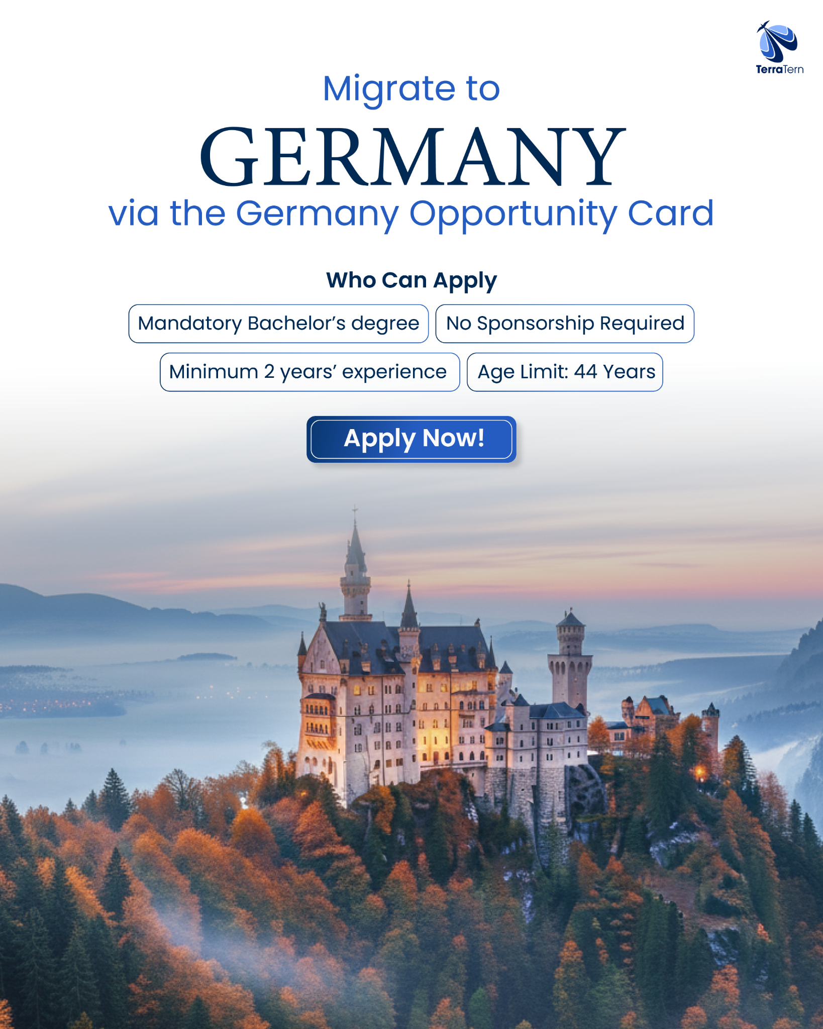 TerraTern- One Stop Solution to Global Mobility Services Facebook ad: Most professionals don’t know that they’re already eligible…