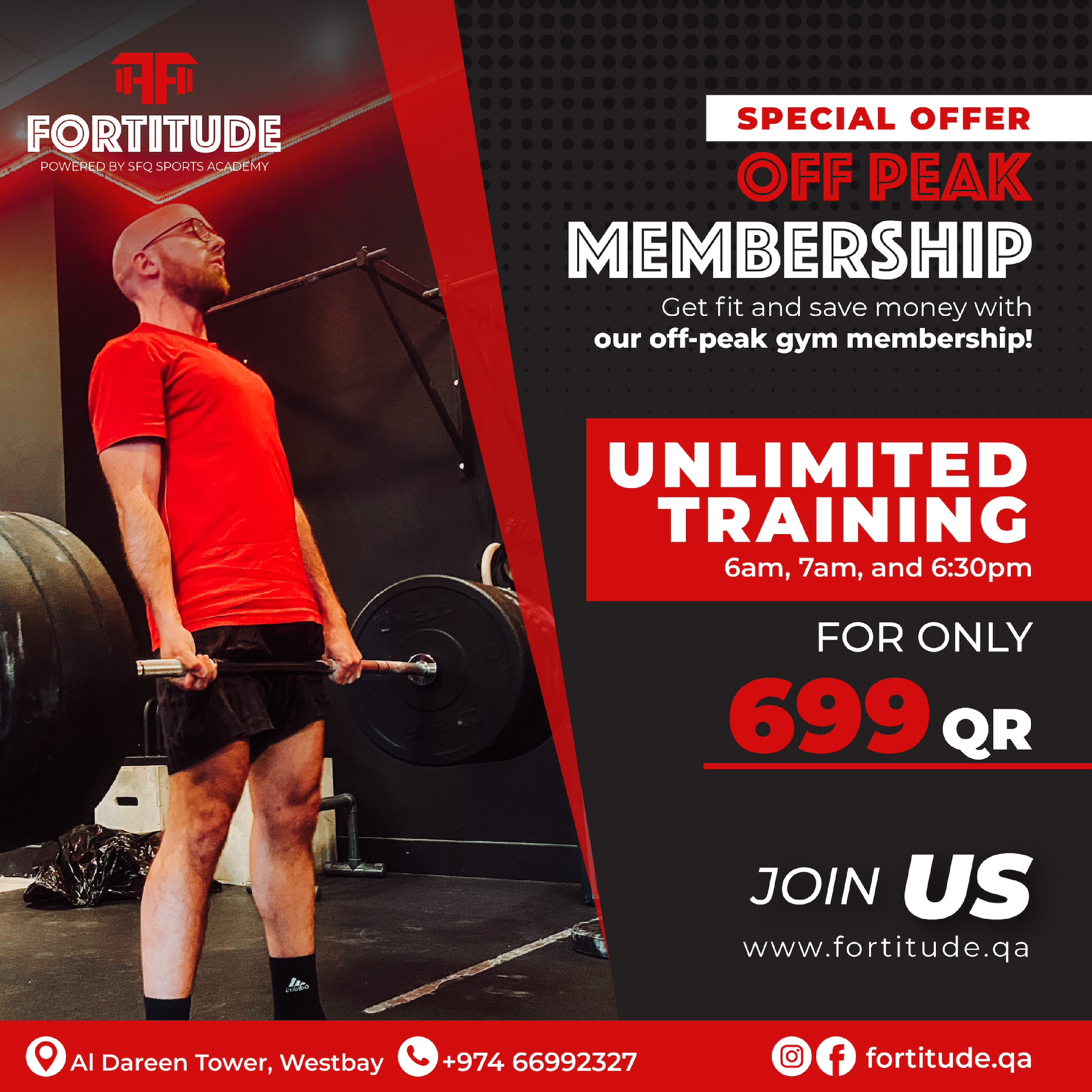 Fortitude Facebook ad