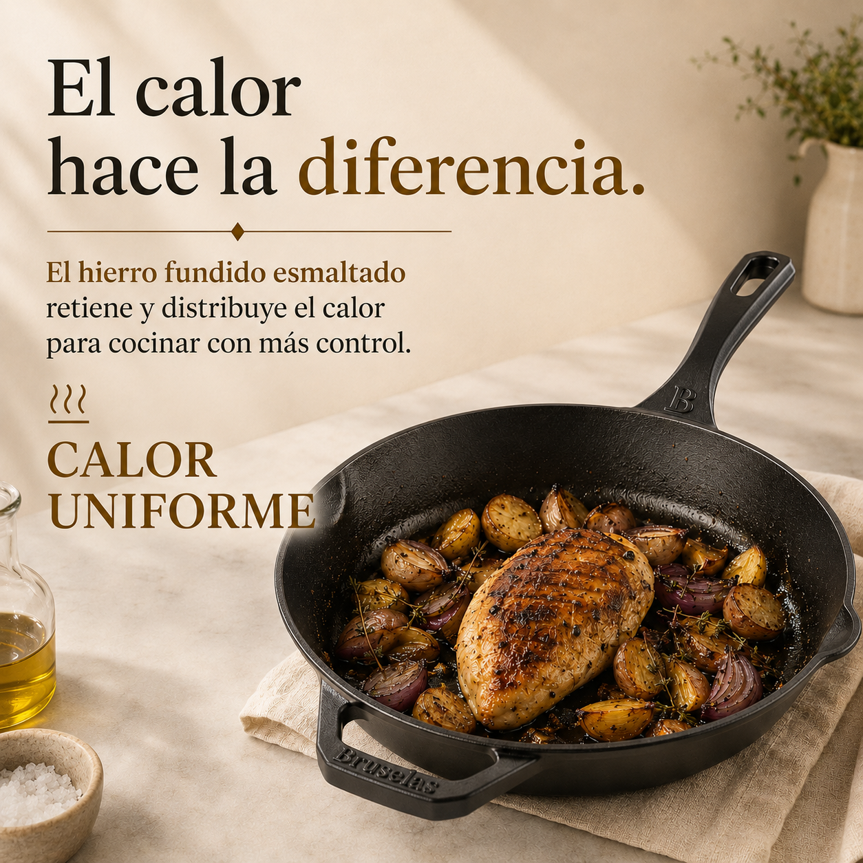 Bruselas Cocina Spain Facebook ad: Hierro Fundido Para Toda la Vida