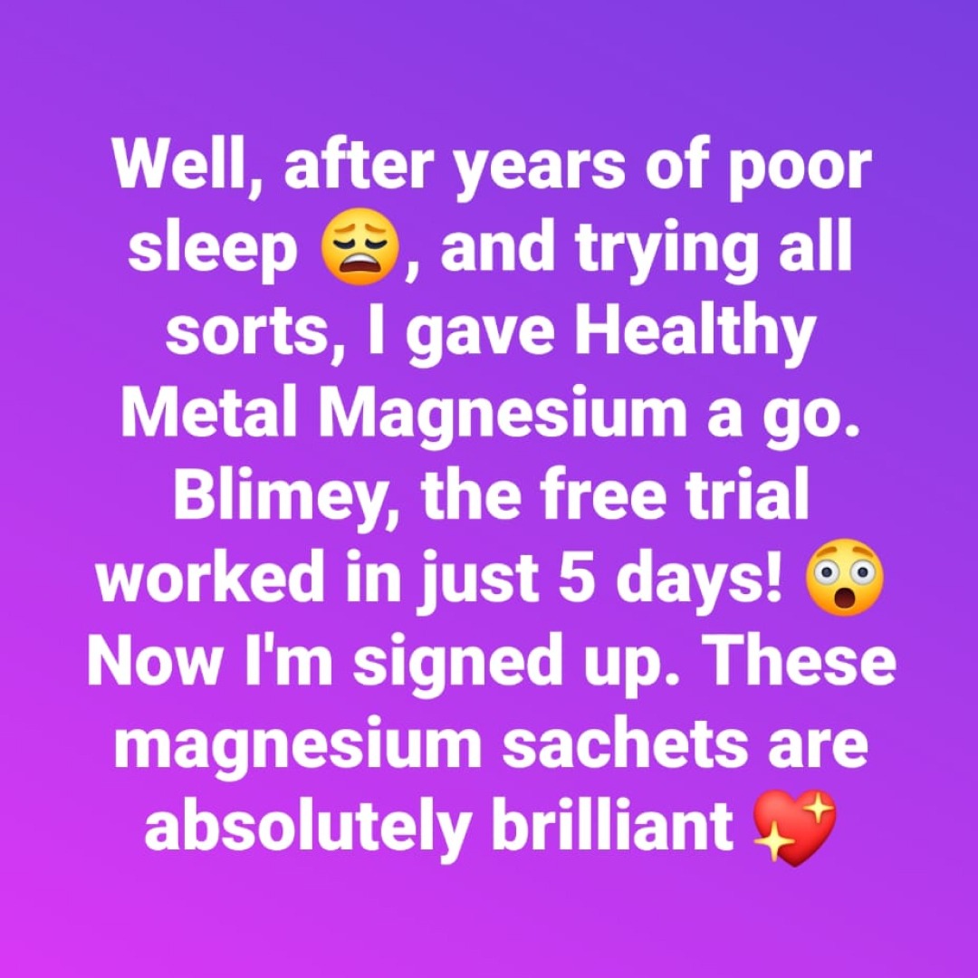 Healthy Metal Facebook ad