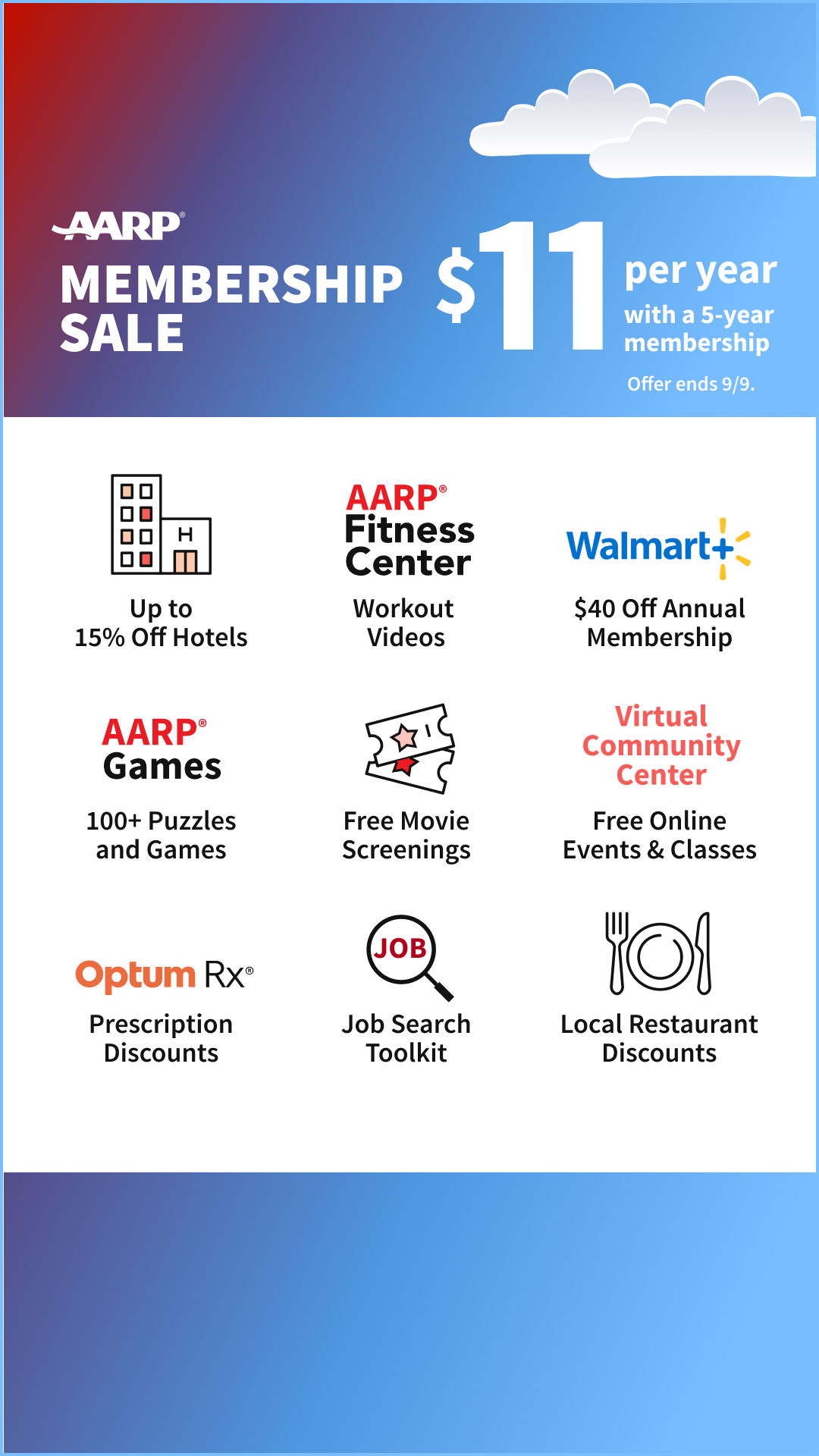AARP Facebook ad