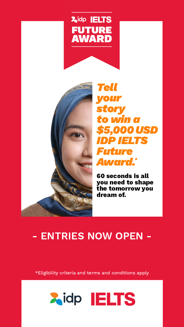 IELTS by IDP Facebook ad