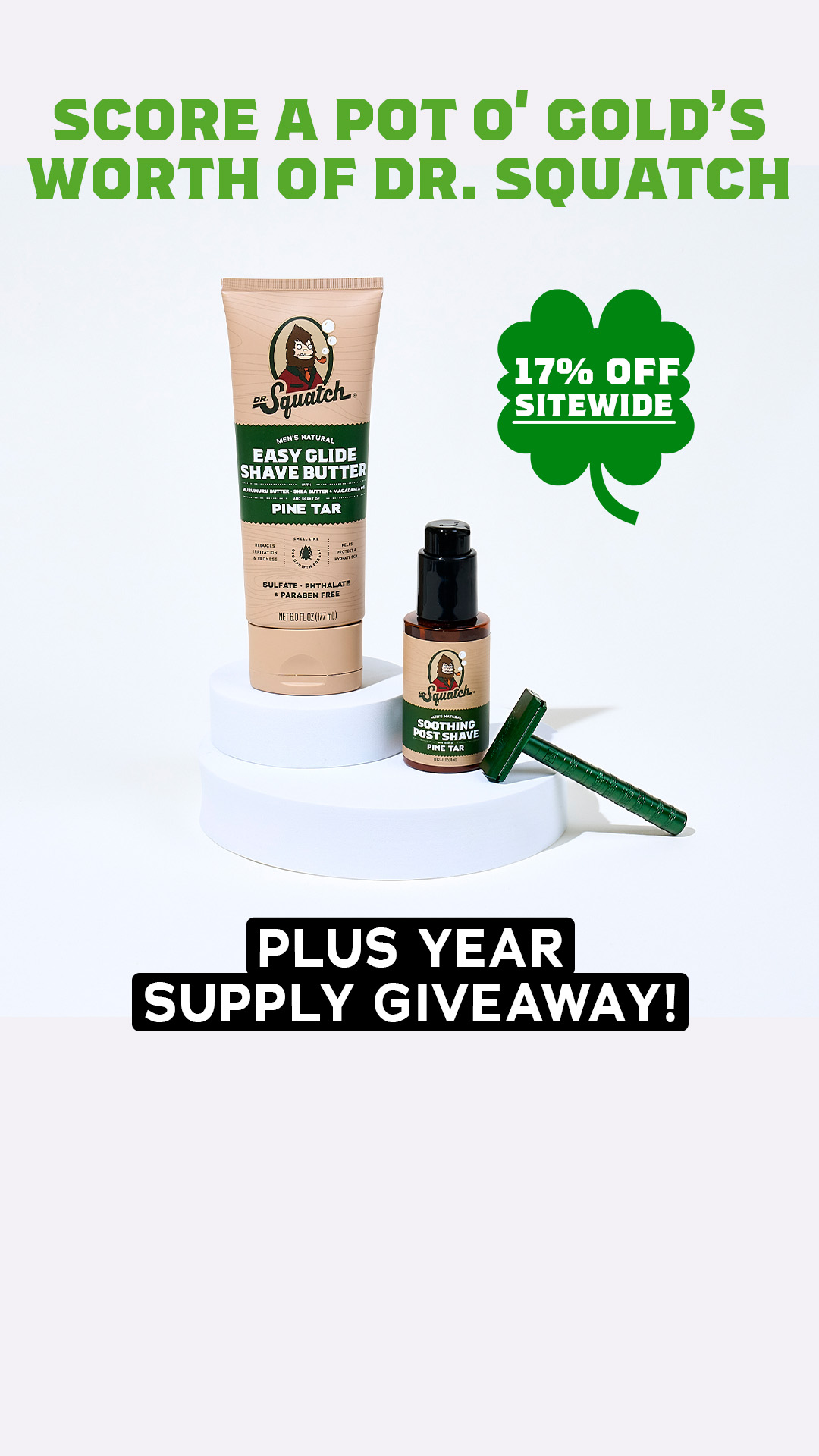 Dr. Squatch Facebook ad