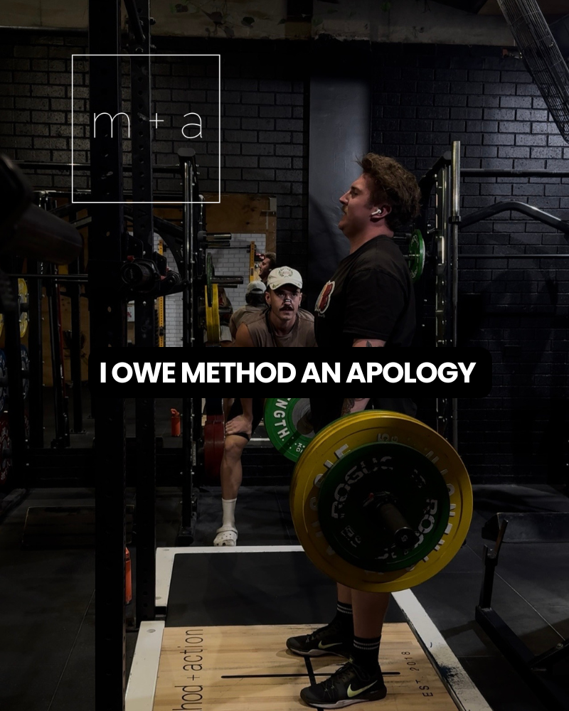 Method + Action Facebook ad