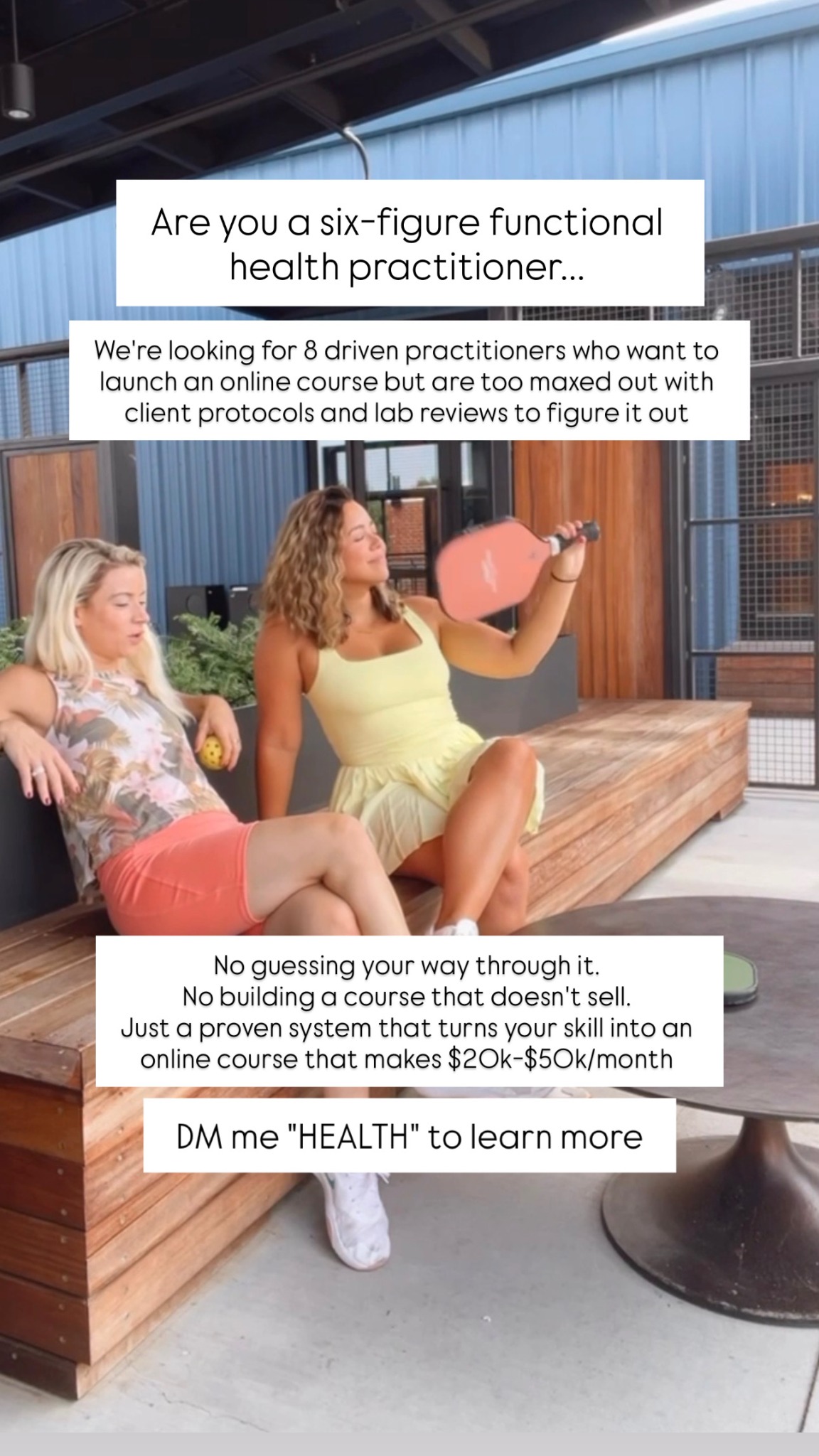Jess & Morgan Business Coaching Facebook ad