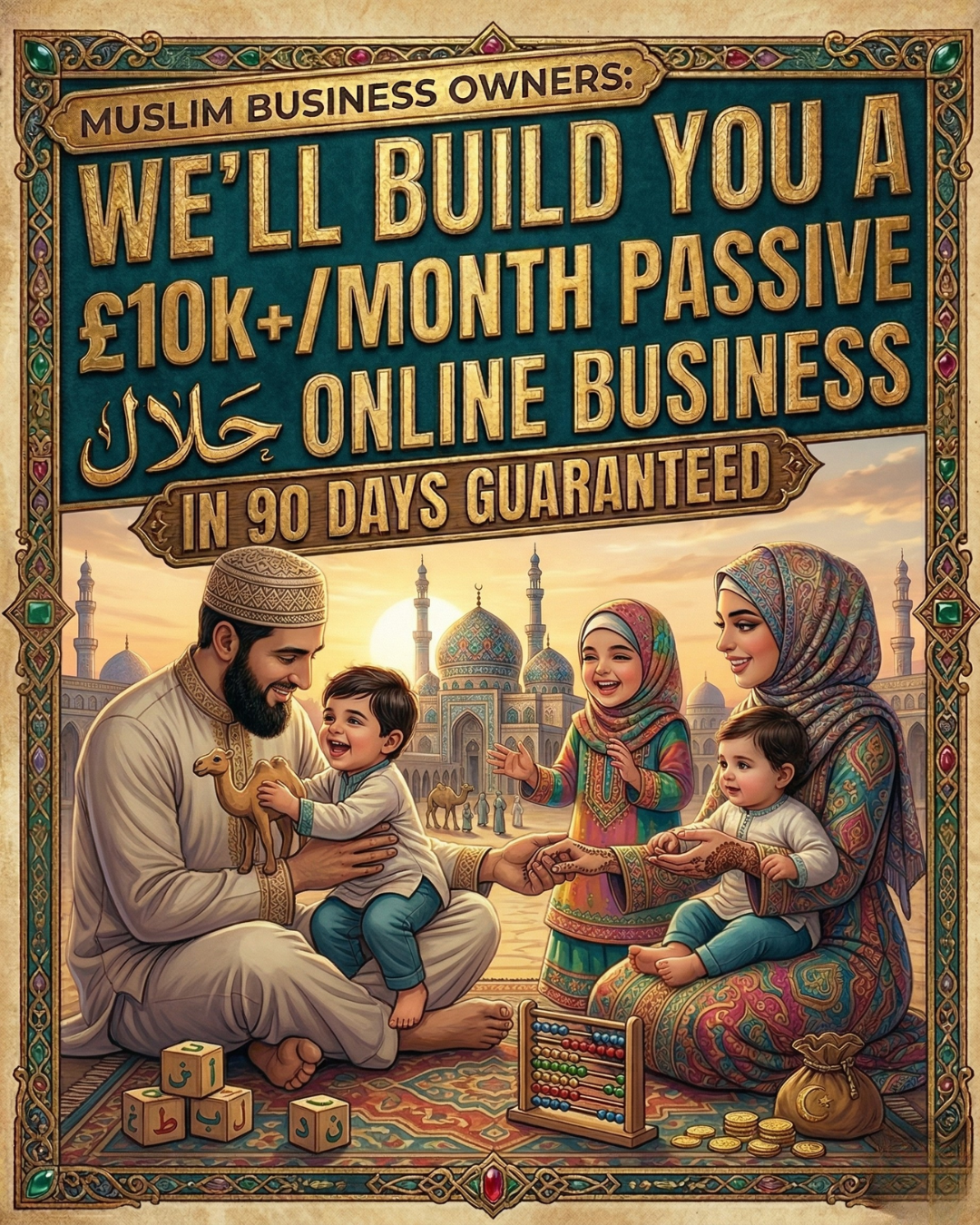Seara Consulting Facebook ad: How To Build a 6-Figure Halal Business