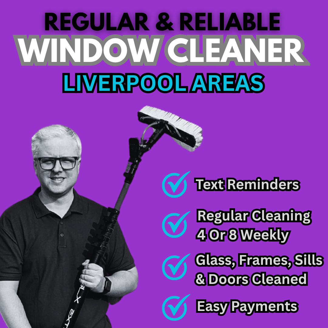 Regular Window Cleaning Merseyside Facebook ad: Click to Get Your Quote