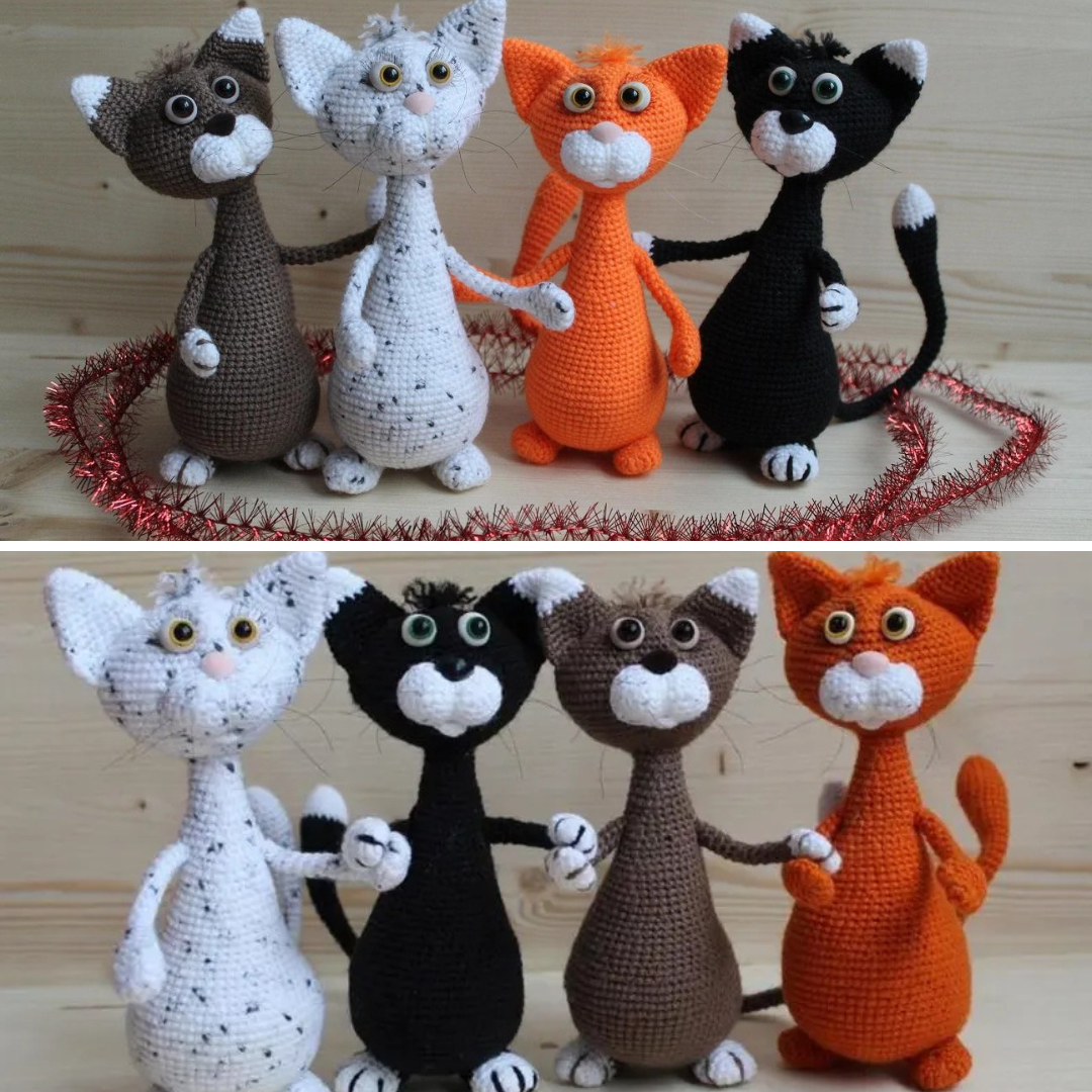 Crochetmepdf Facebook ad: Amigurumi Cat Crochet Pattern, Digital Download Soft Toy
