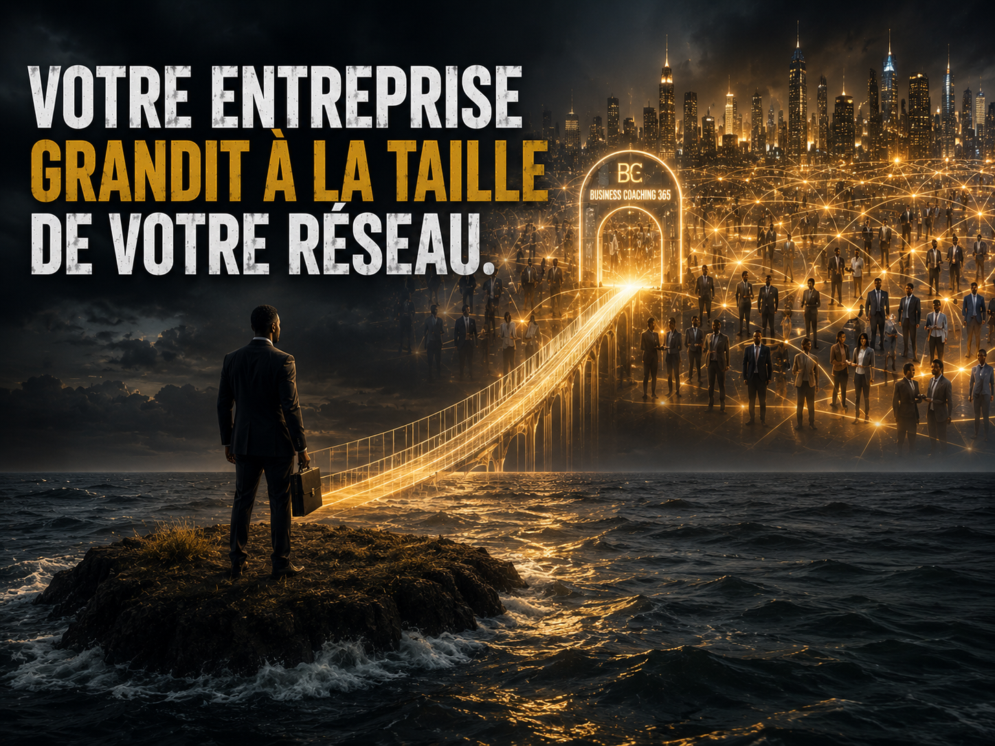 ILead Global Brand Facebook ad: LES GRANDES ENTREPRISES NE GRANDISSENT PAS SEULES.