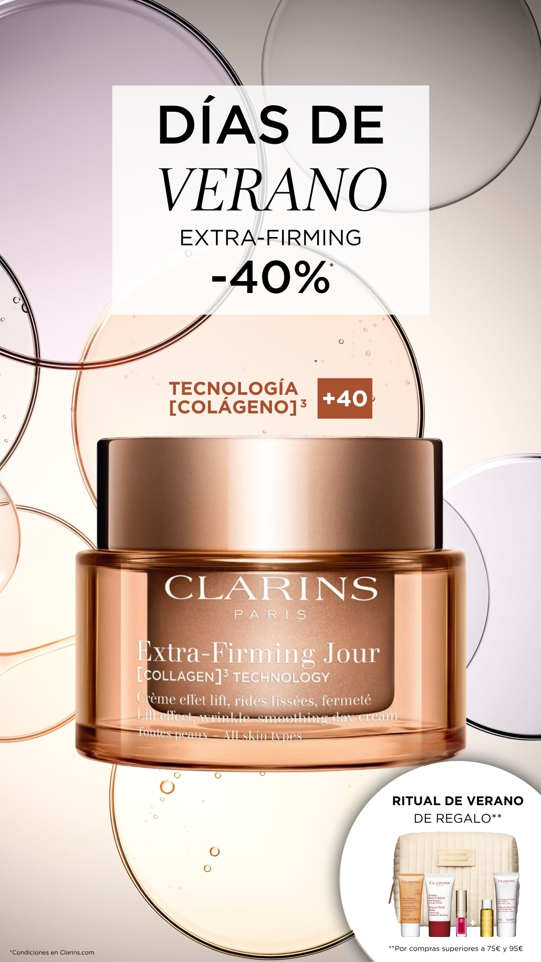 Clarins Facebook ad