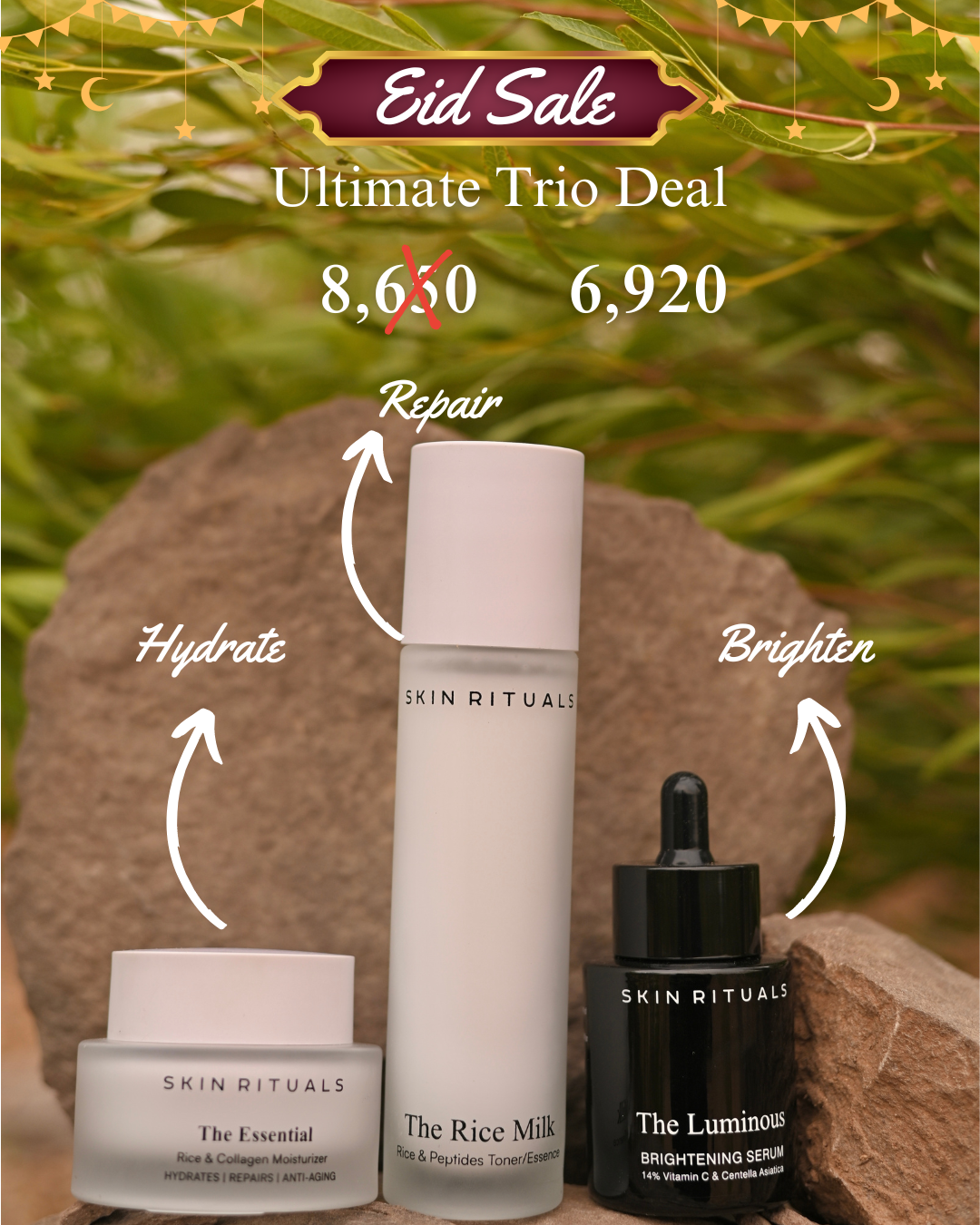 Skin Rituals Facebook ad: Eid Sale - 20% OFF