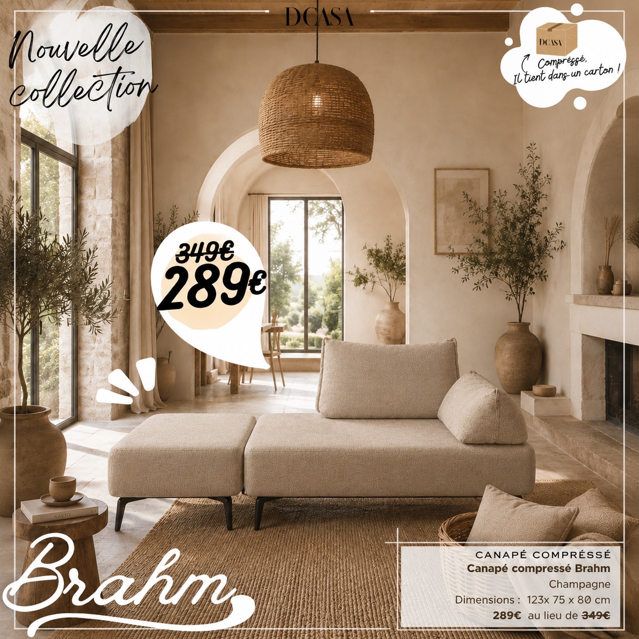 d'Casa Center Facebook ad: Nouvelle Collection!