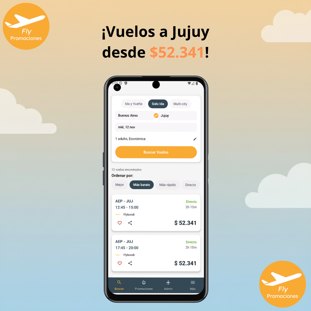 Fly promociones Facebook ad: Fly Promotions
