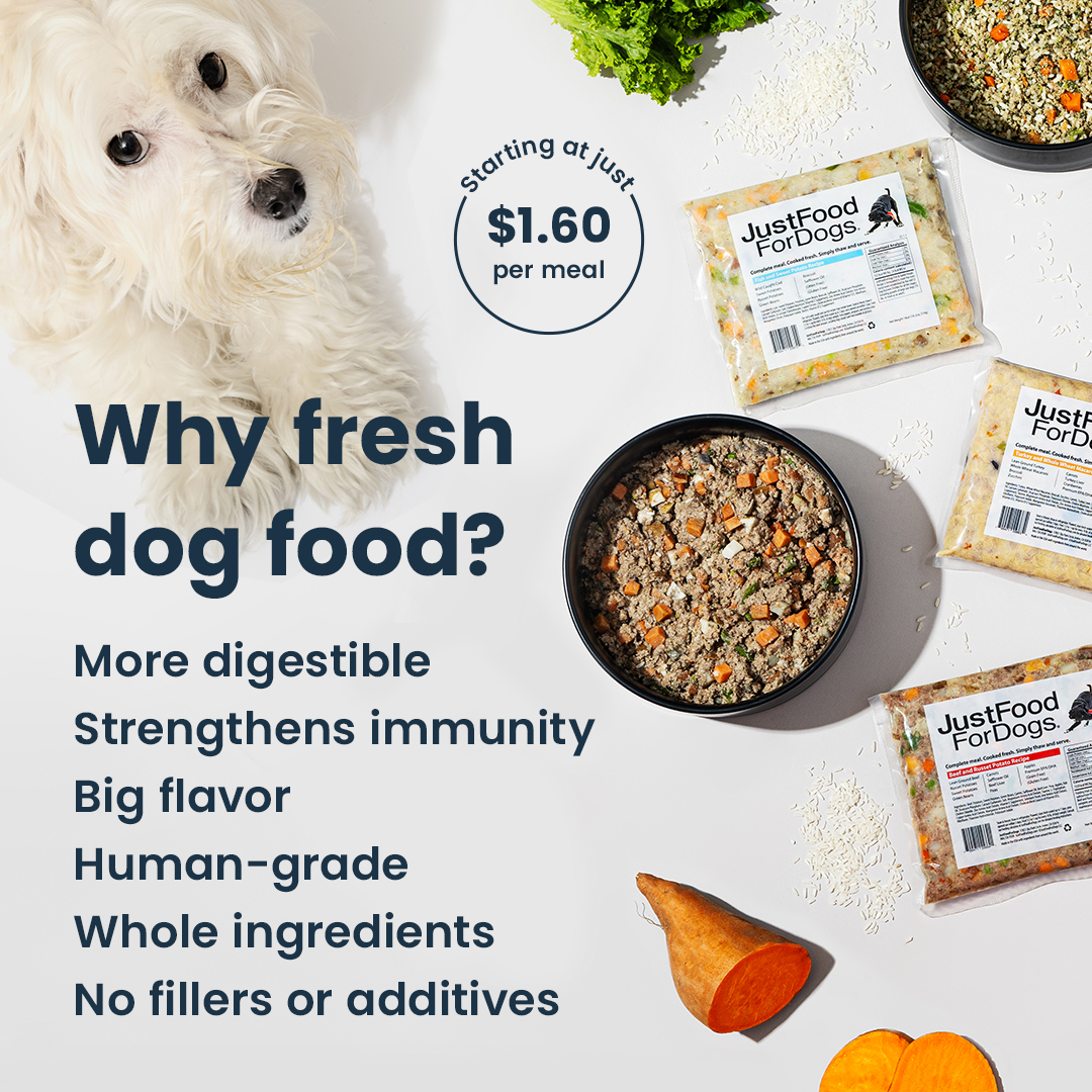 Just Food For Dogs Facebook ad