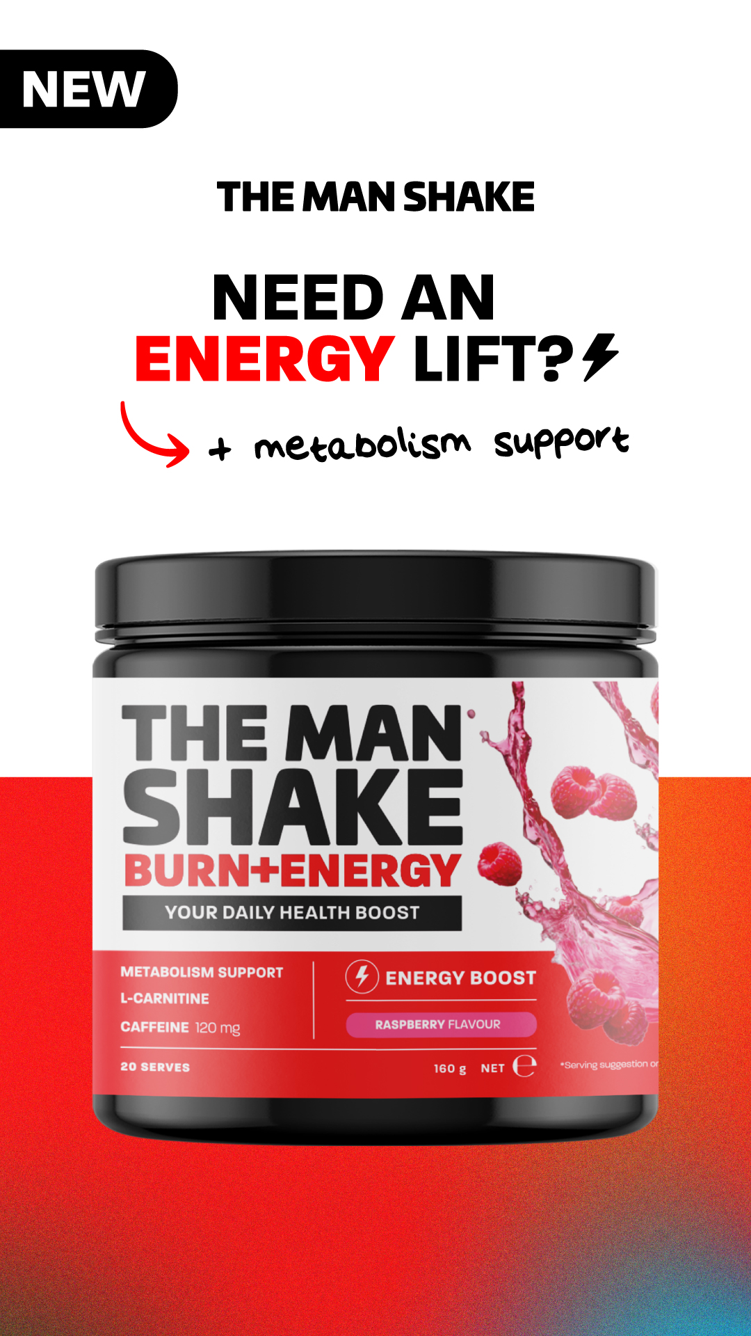 The MAN Shake Facebook ad