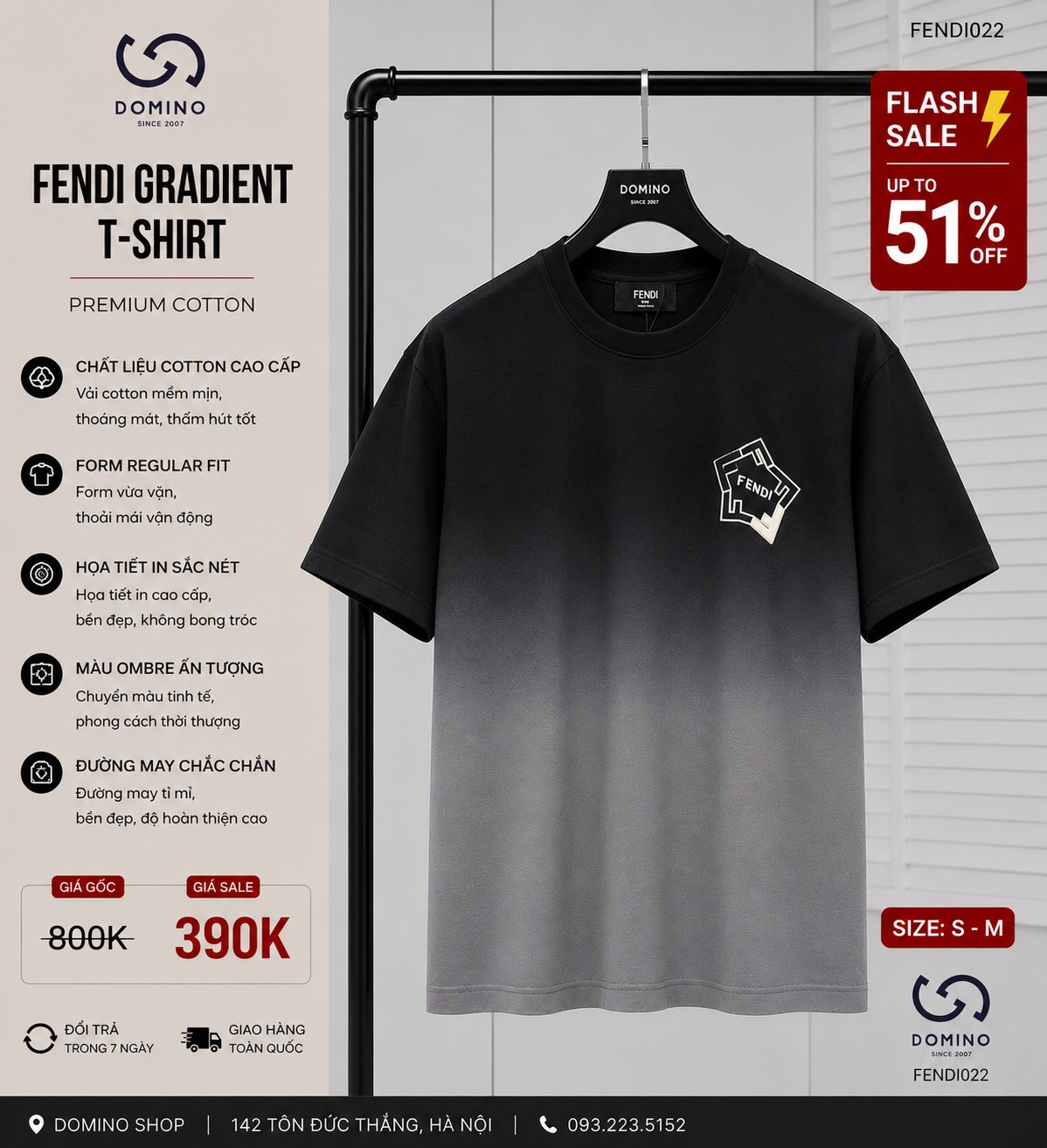 Domino Luxury Facebook ad: EM CÒN ÍT HÀNG TỒN, 𝐒𝐀𝐋𝐄 𝐗𝐀̉ NỐT…