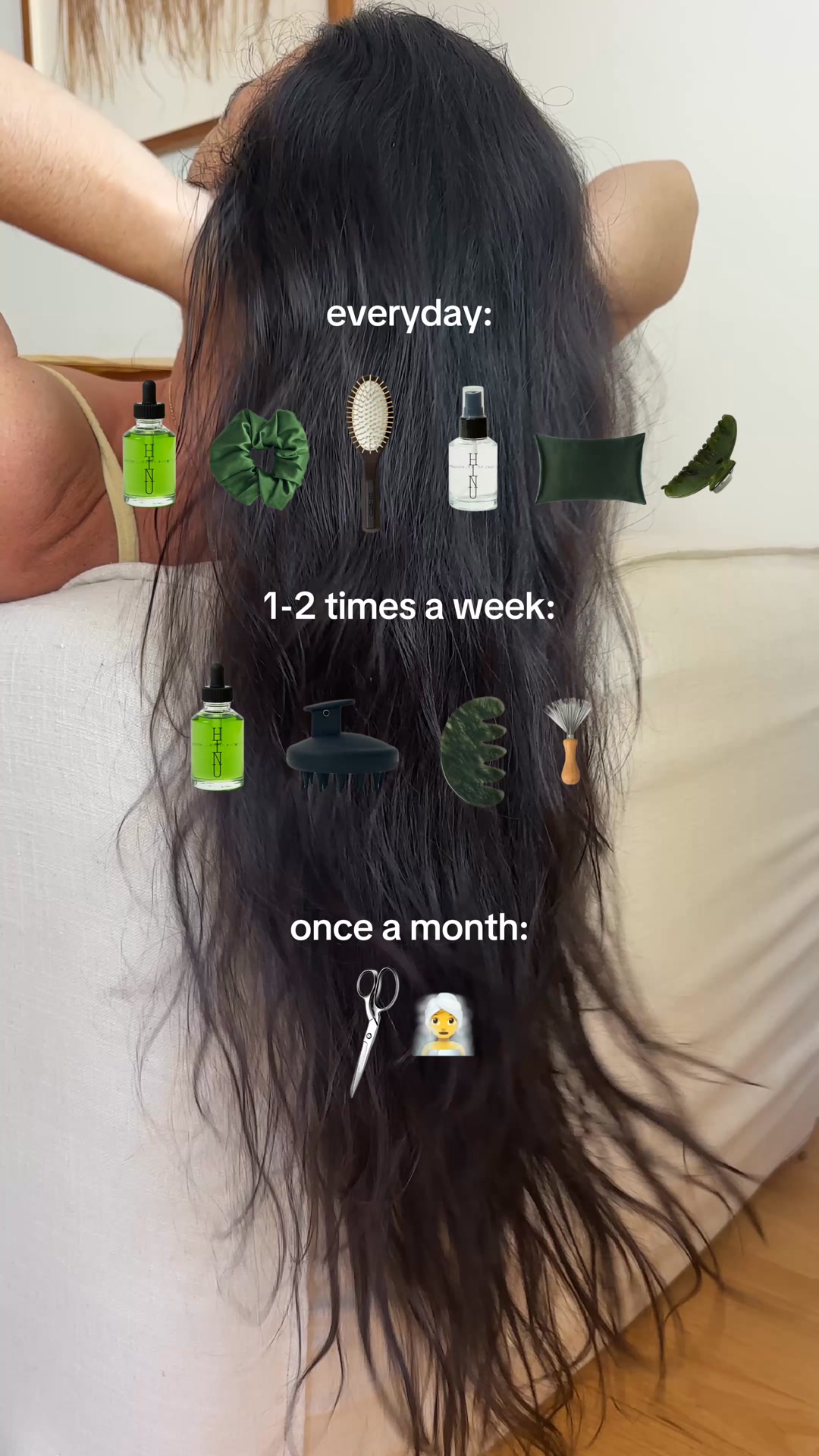 HINU Facebook ad: Begin Your Hair Revival Journey Today.