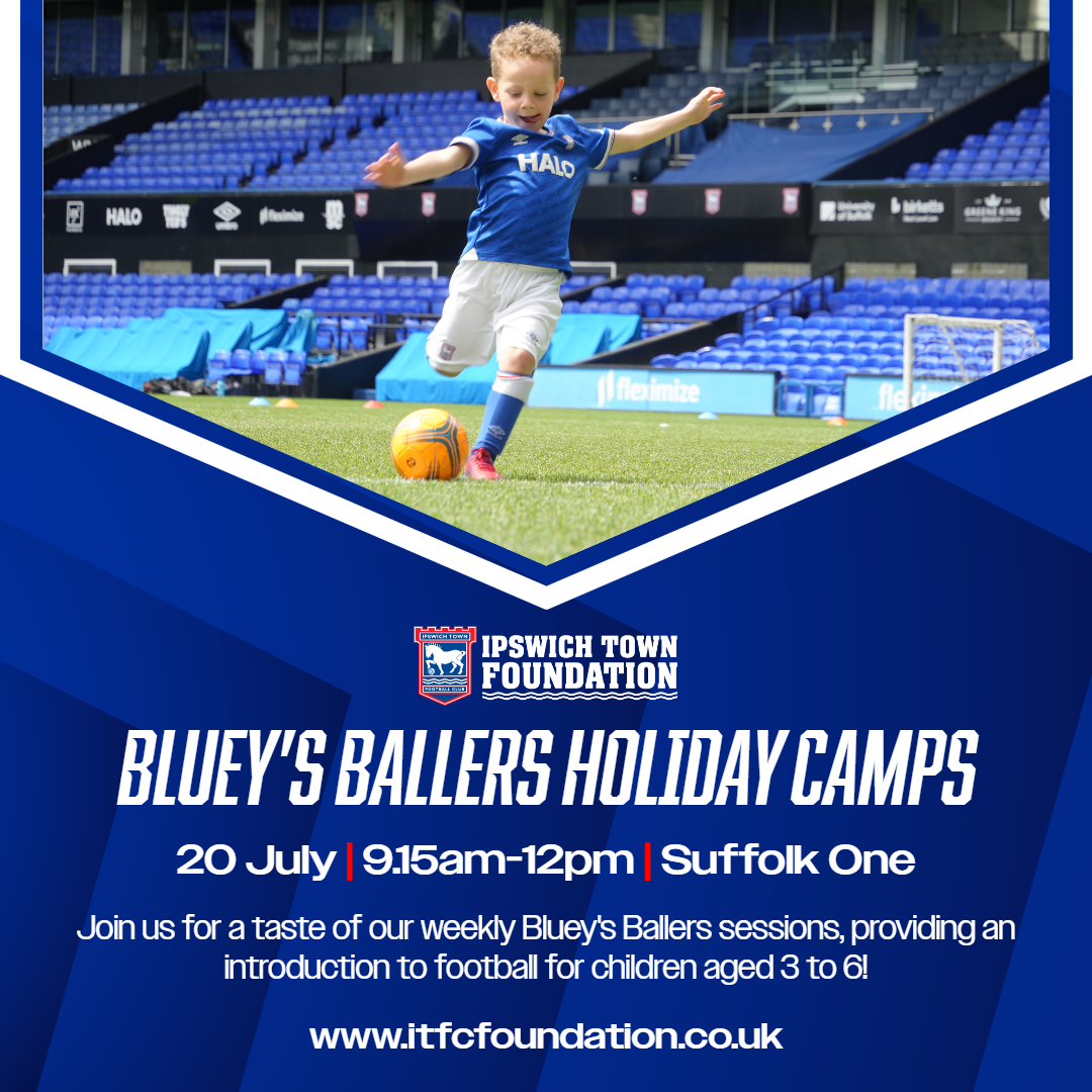 Ipswich Town Foundation Facebook ad: Join us this Summer!