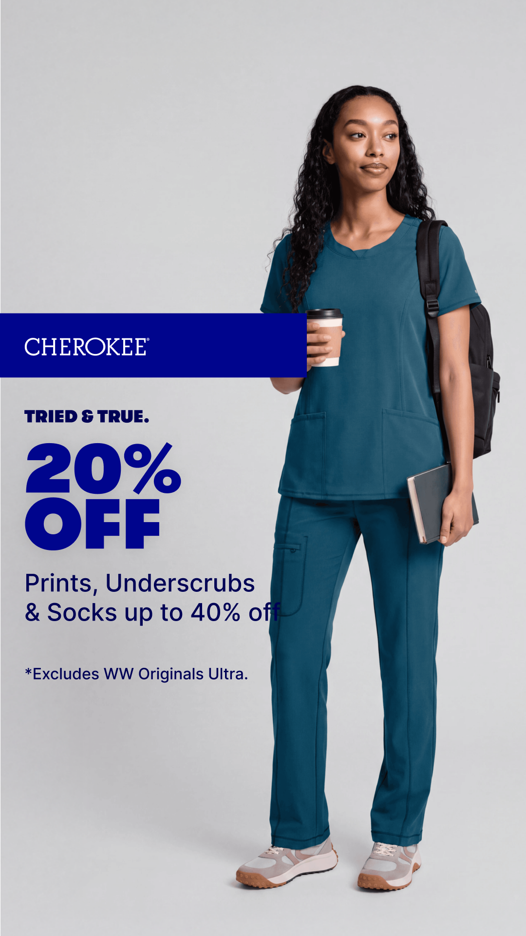 Cherokee Uniforms Facebook ad