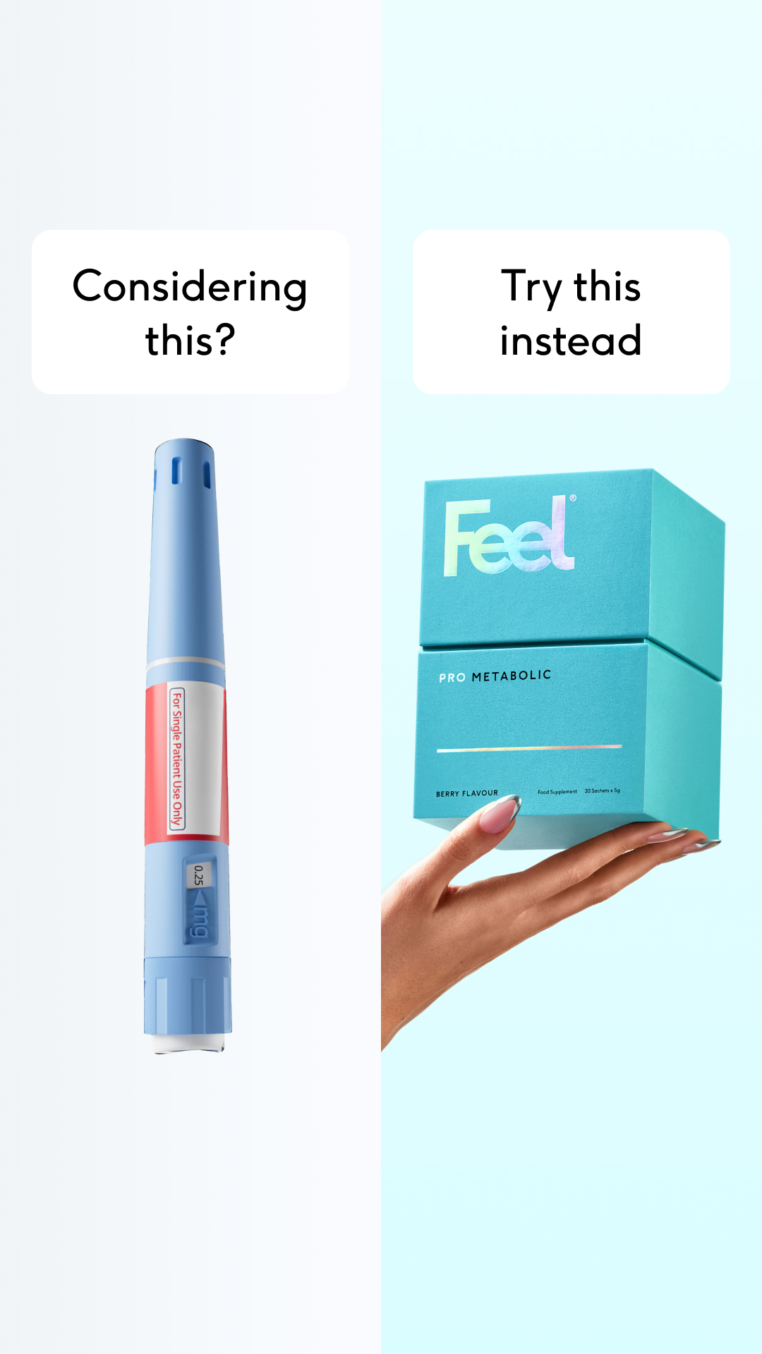 Feel Facebook ad