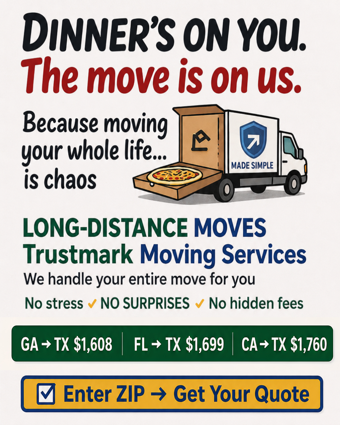 TrustMark Moving Company Facebook ad