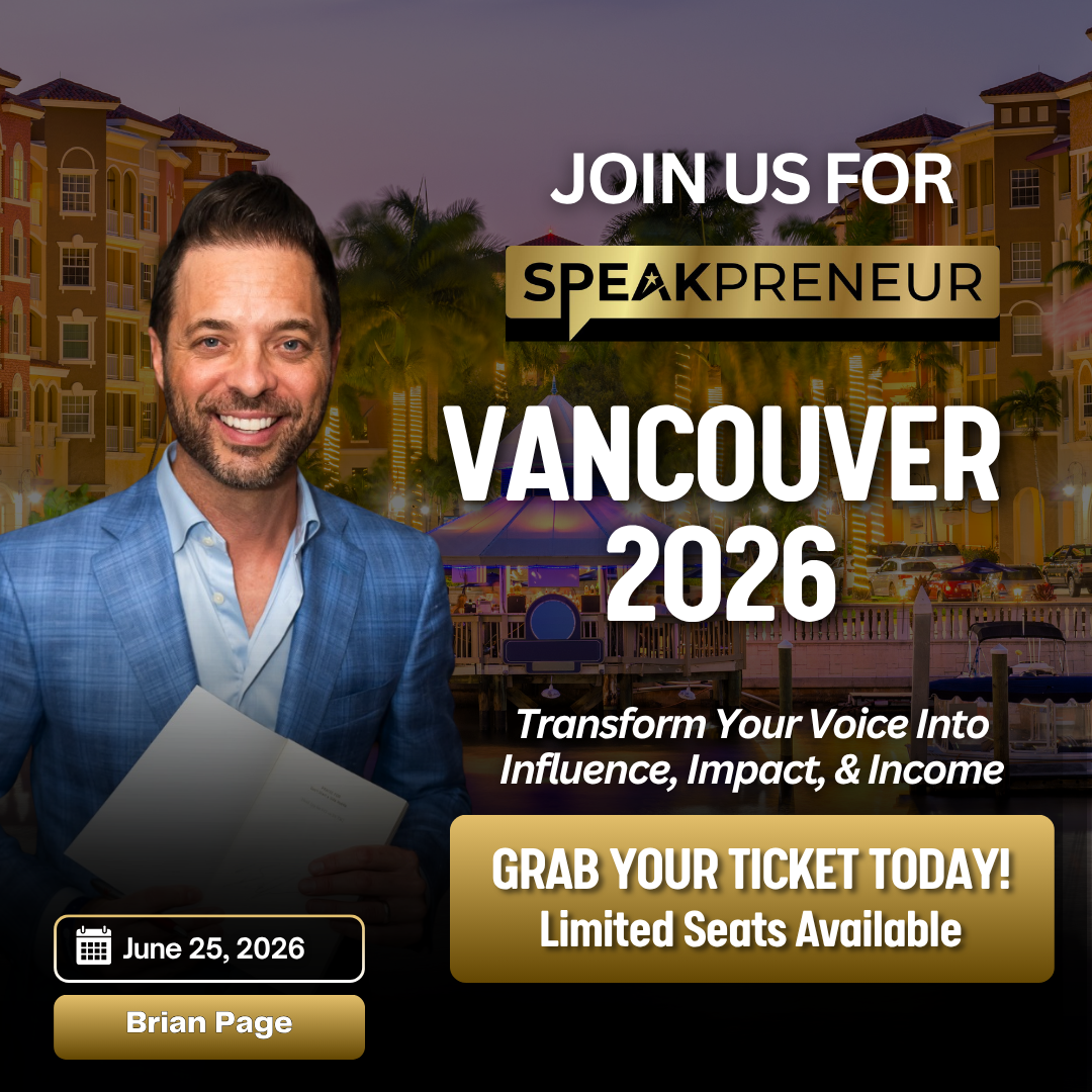Paul L Getter- The Internet Marketing Nerd Facebook ad: Speakpreneur 2026 In Vancouver with Brian Page | June 25…