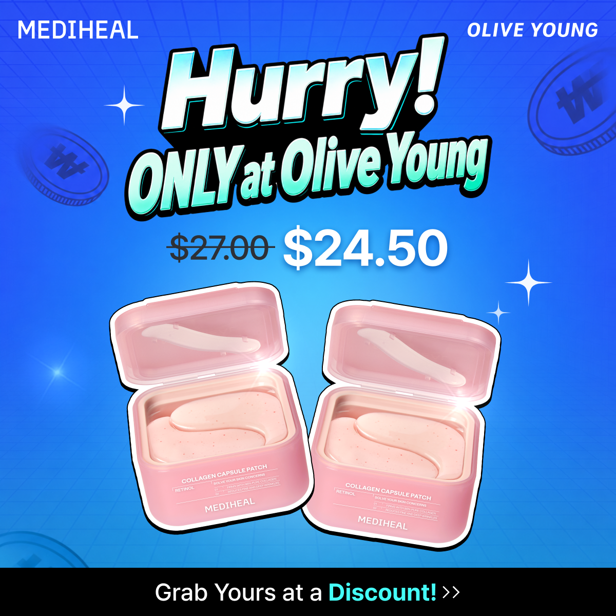 Mediheal USA Facebook ad: [Mediheal] Capsule Eye Patch