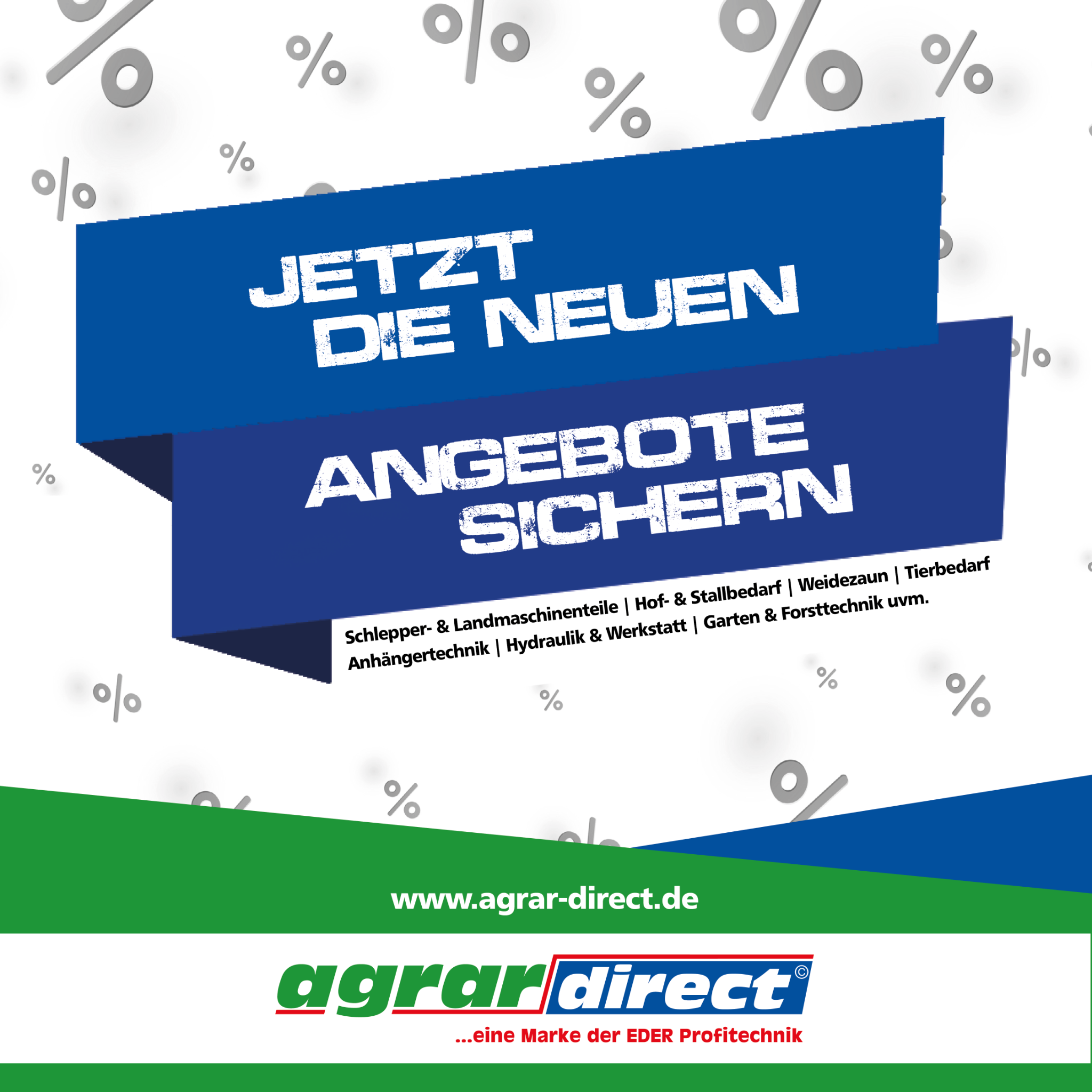 agrar-direct Facebook ad: Jetzt clever sparen!