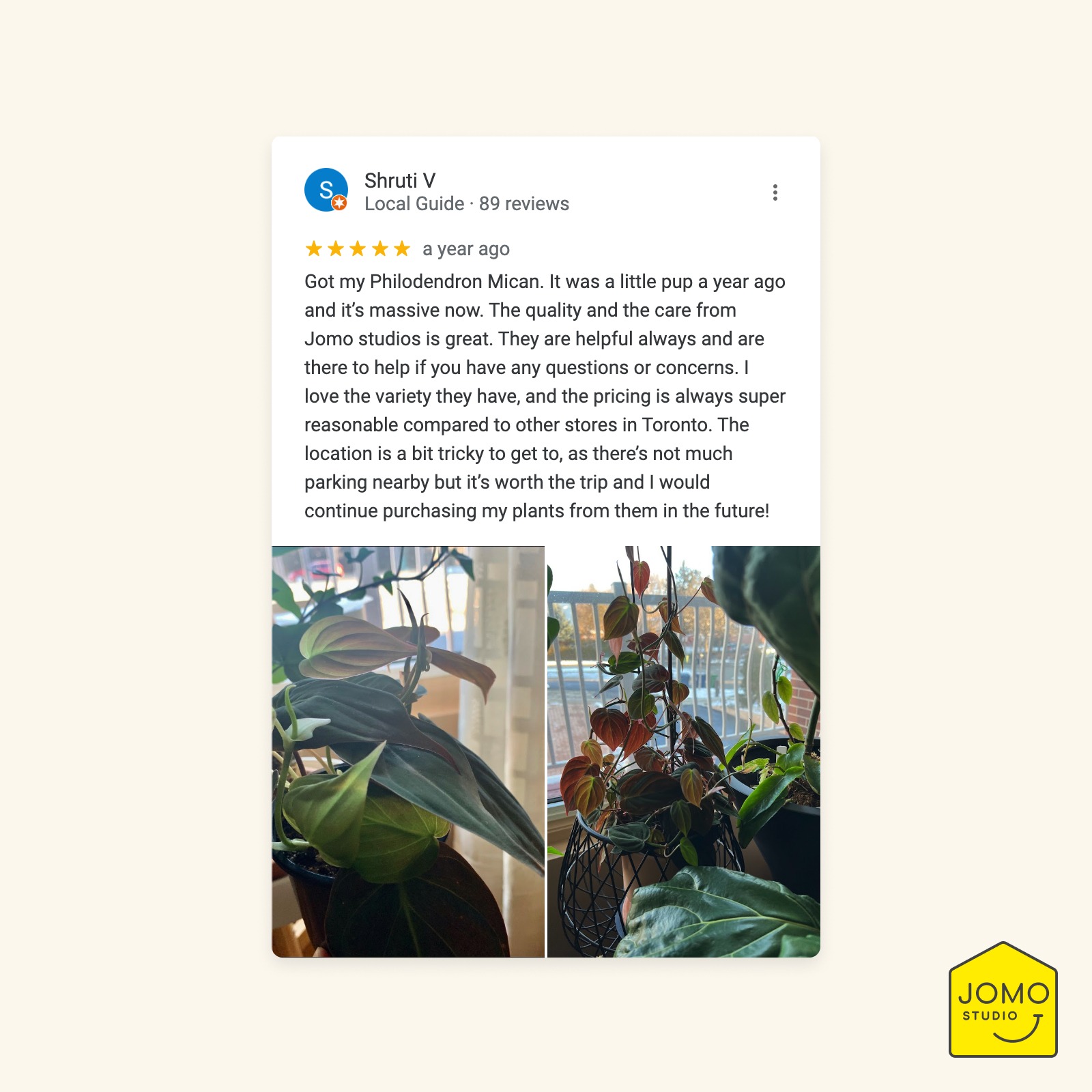 JOMO Studio Facebook ad: Discover why our customers rave about JOMO Studio's…