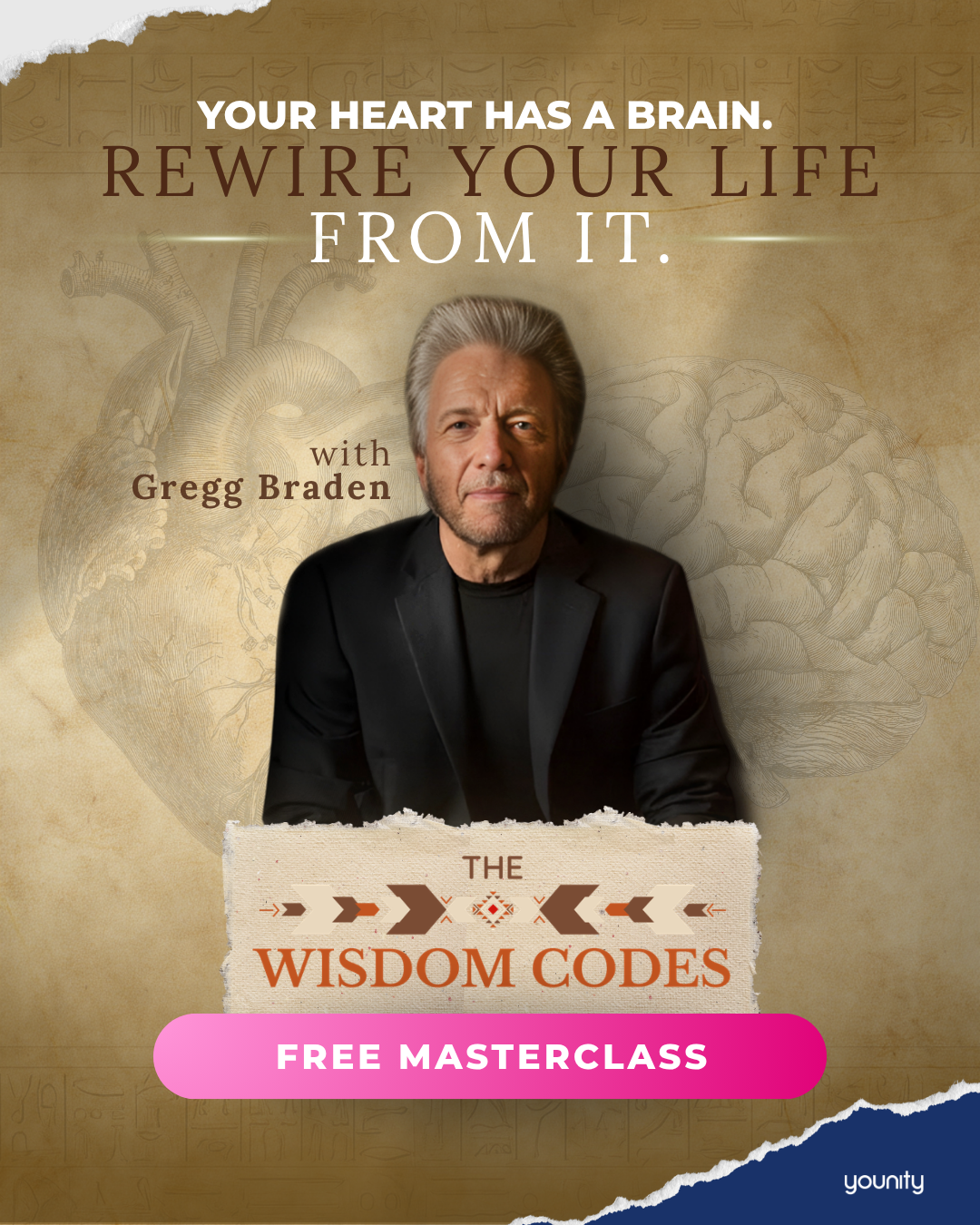 younity International Facebook ad: Words can rewrite your DNA