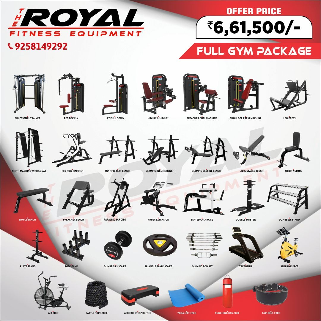Royal Sports Manufacturer & Equipments Facebook ad: Complete Gym Setup Available Now