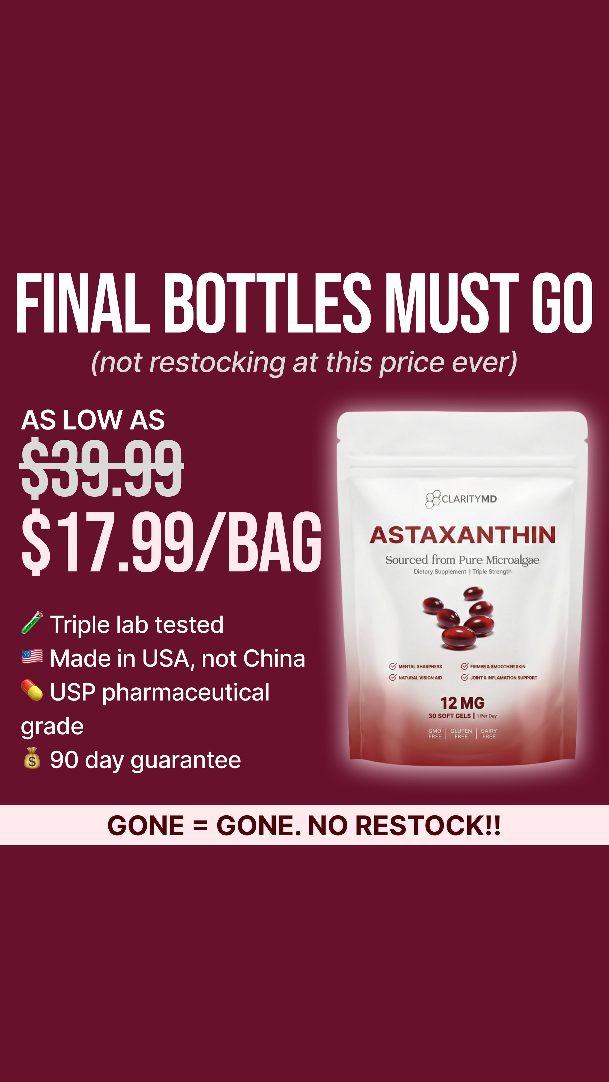 Clarity MD Facebook ad