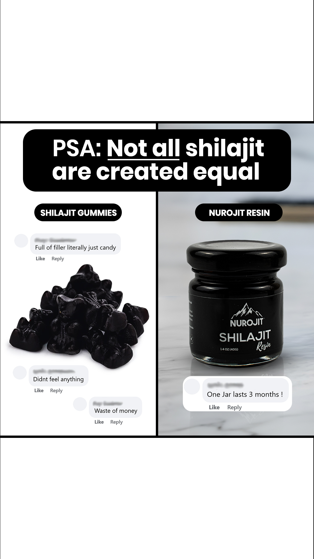 NurojitShilajit Facebook ad