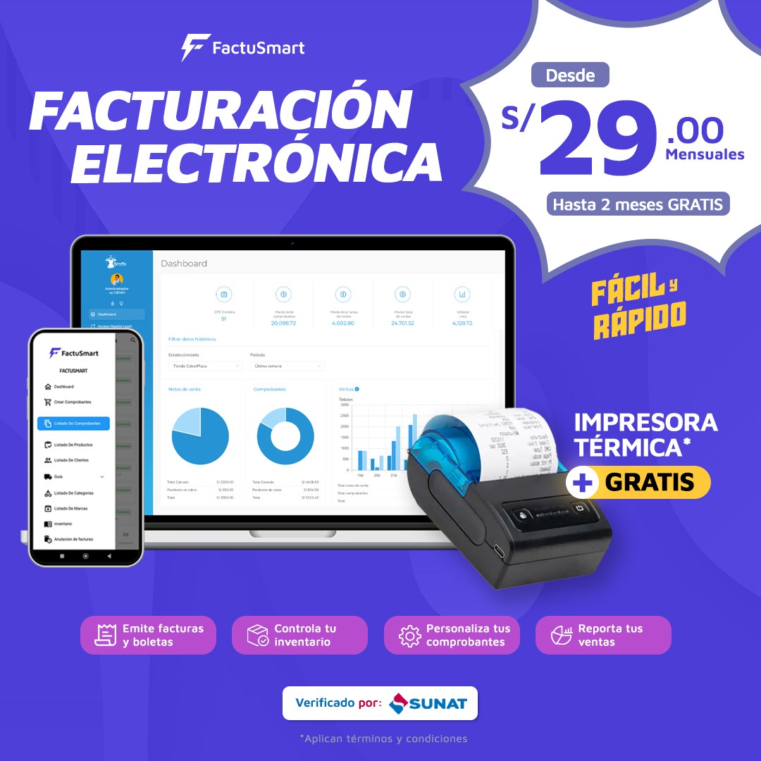 FactuSmart - Facturación Electrónica Facebook ad: ¡CUPOS LIMITADOS!