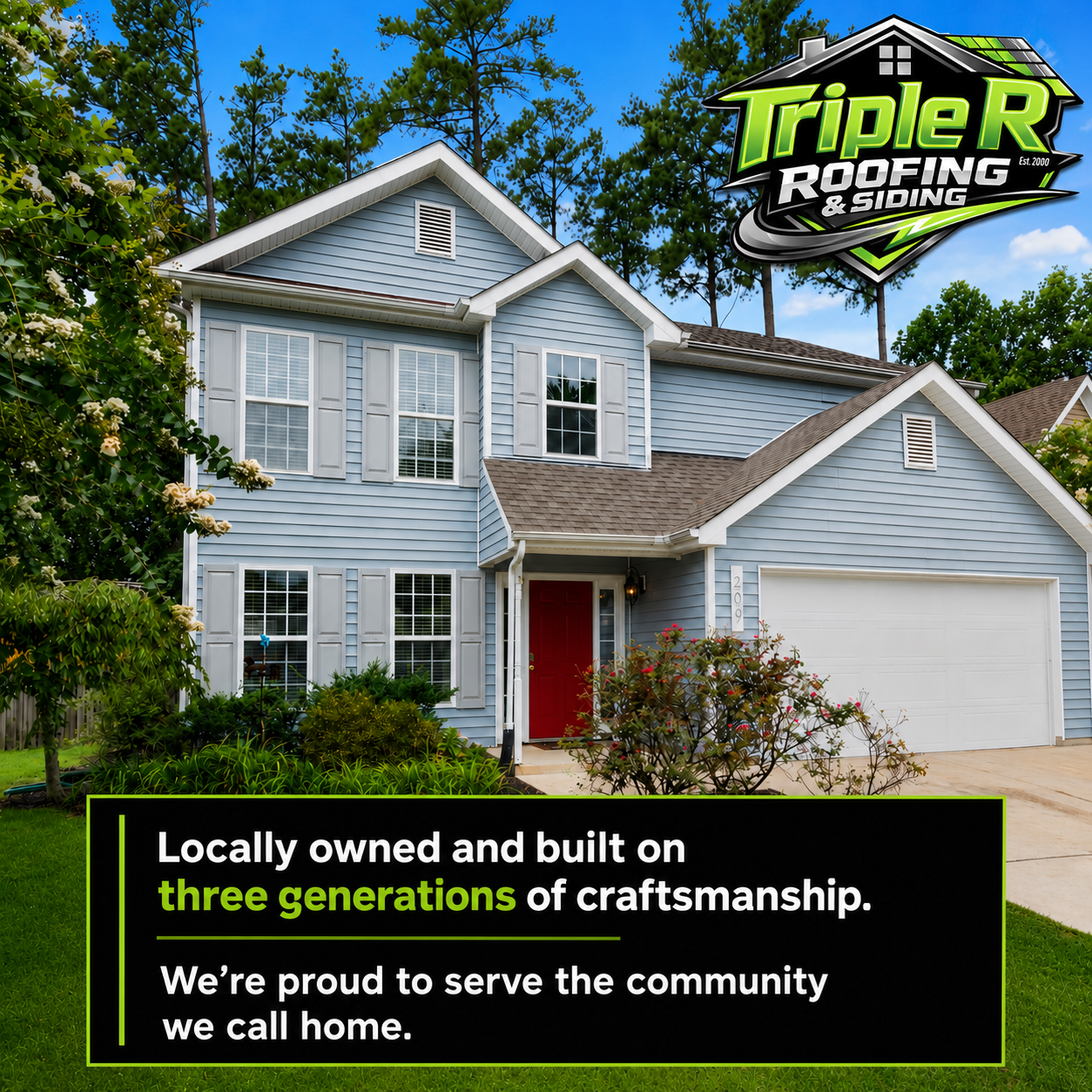 Triple R Roofing - Lehigh Valley Facebook ad