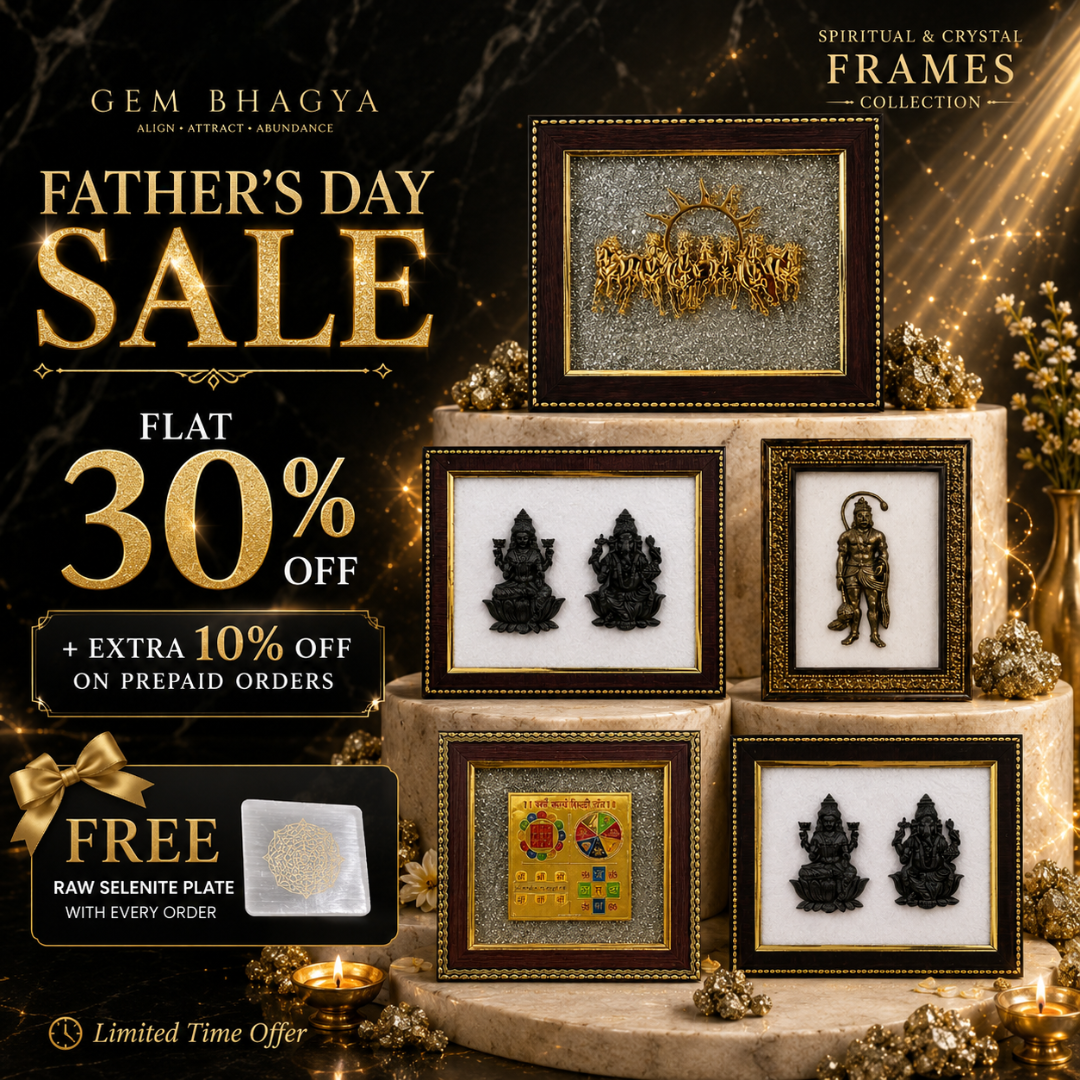 Gem Bhagya Facebook ad: Shop Wealth & Prosperity Frames
