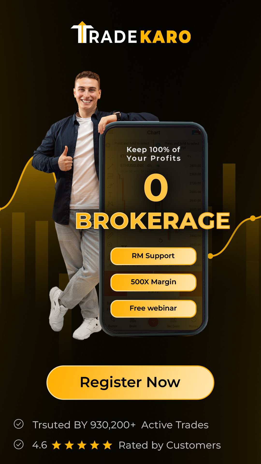 TradeKaro Vision Facebook ad from Sep 26, 2025