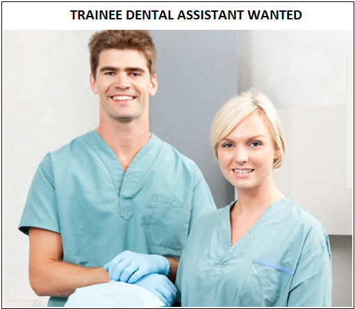 Miners' Dental Clinic Facebook ad: Trainee Dental Assistant Wanted!