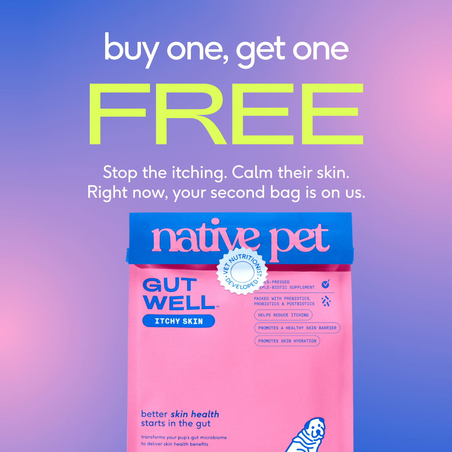 Native Pet Facebook ad