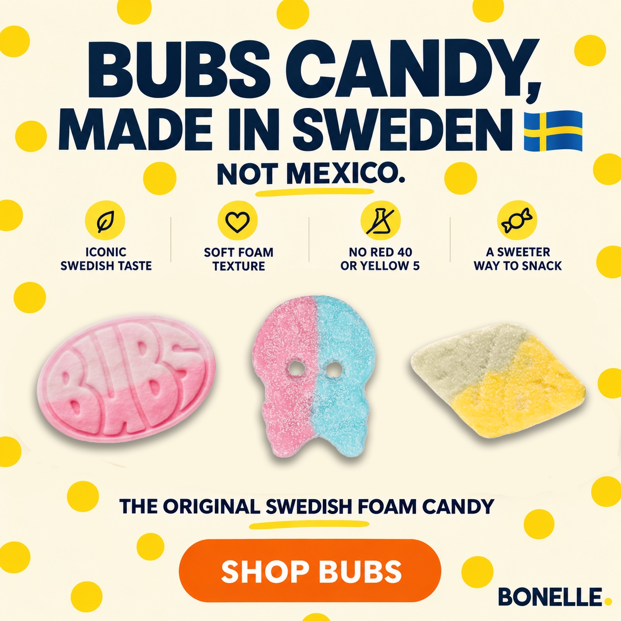 Bonelle Candy Facebook ad