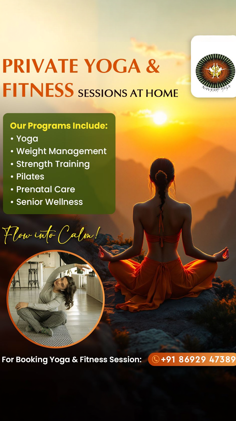 Navroop Yoga Fitness & Wellness Academy Facebook ad
