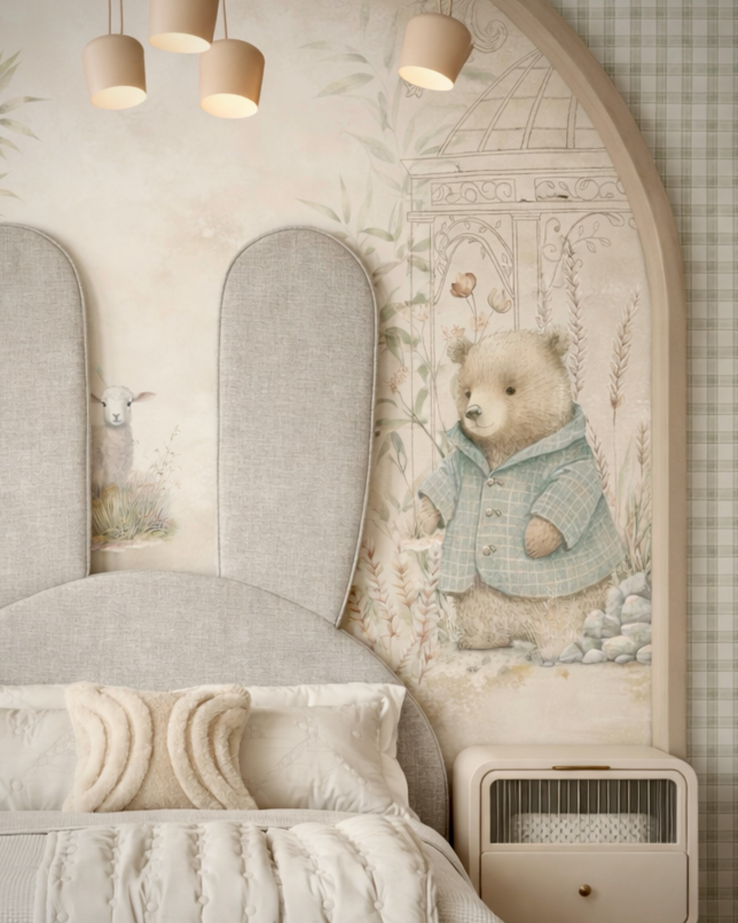 House of Kaji Facebook ad: Most rooms begin with a furniture layout.